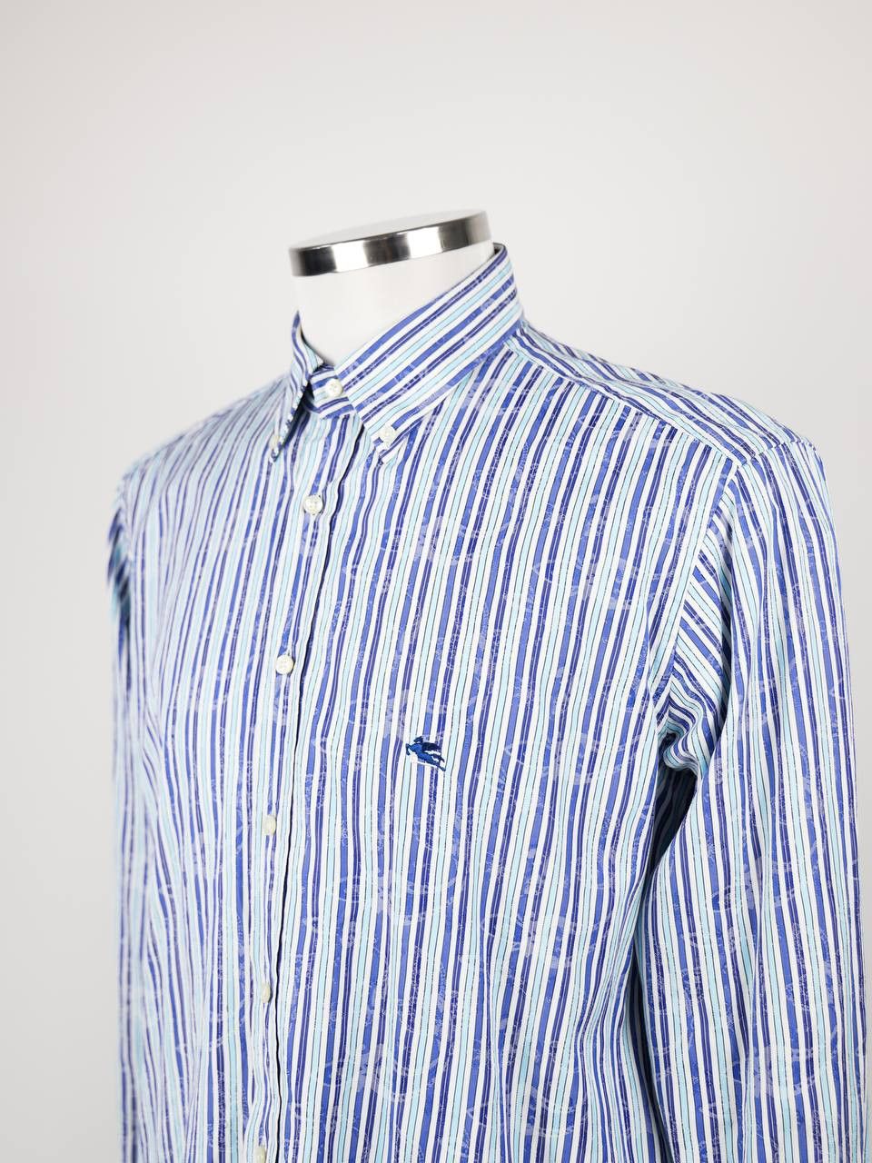 Etro ETRO Striped shirt Size US XL / EU 56 / 4 - 7 Thumbnail