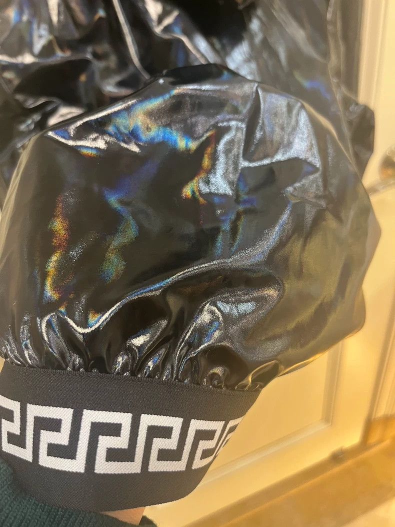 Versace Versace Black rainbow reflective hooded sports jacket Size US M / EU 48-50 / 2 - 7 Thumbnail