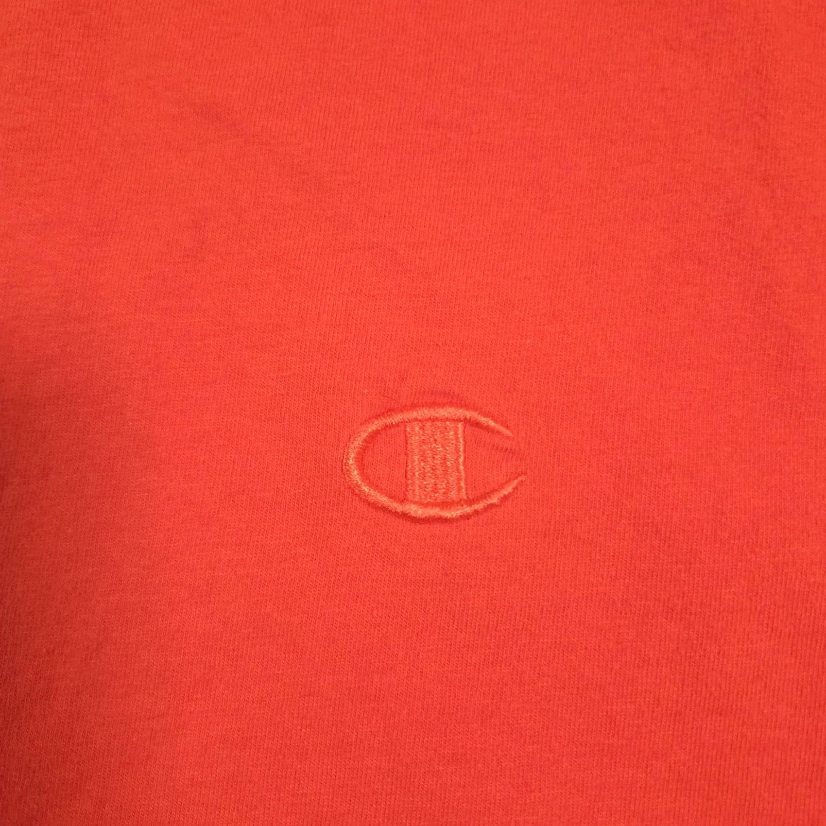 Champion Champion Shirt Mens 2XL Orange Logo Tee Tagless Crewneck Cotton Casual Athletic Size US XXL / EU 58 / 5 - 4 Thumbnail