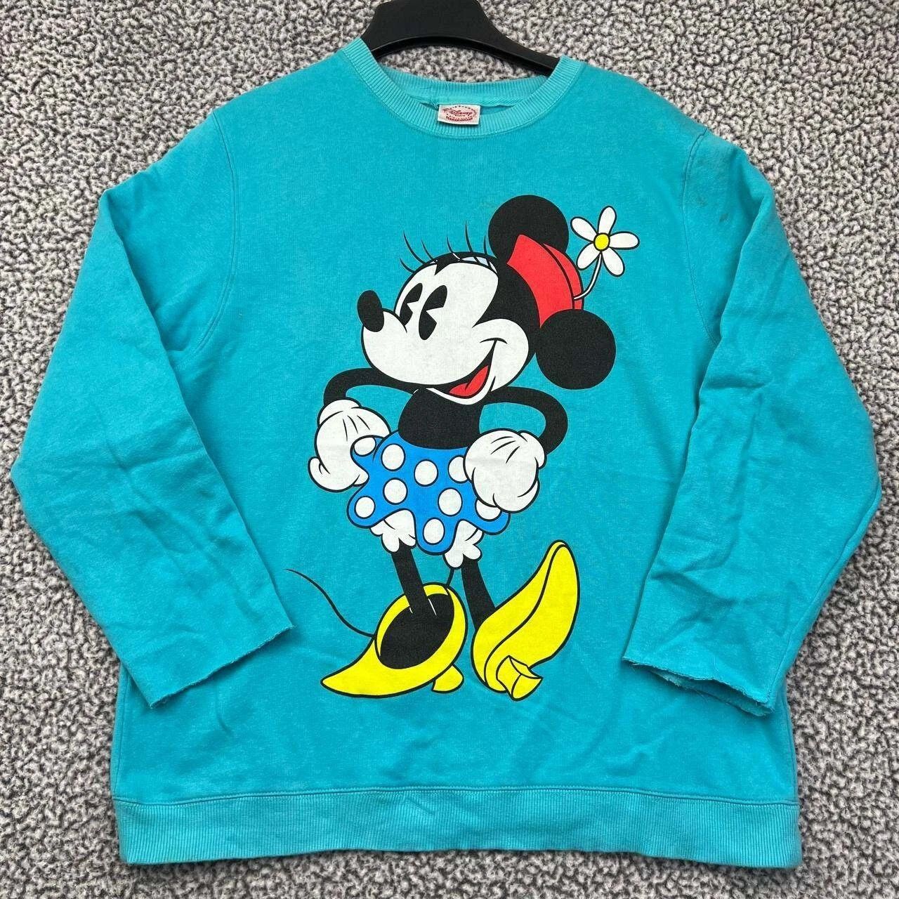 Disney × Vintage Disney Sweatshirt Women XL Minnie Mouse Pullover Crew Neck Size XL / US 12-14 / IT 48-50 - 1 Thumbnail