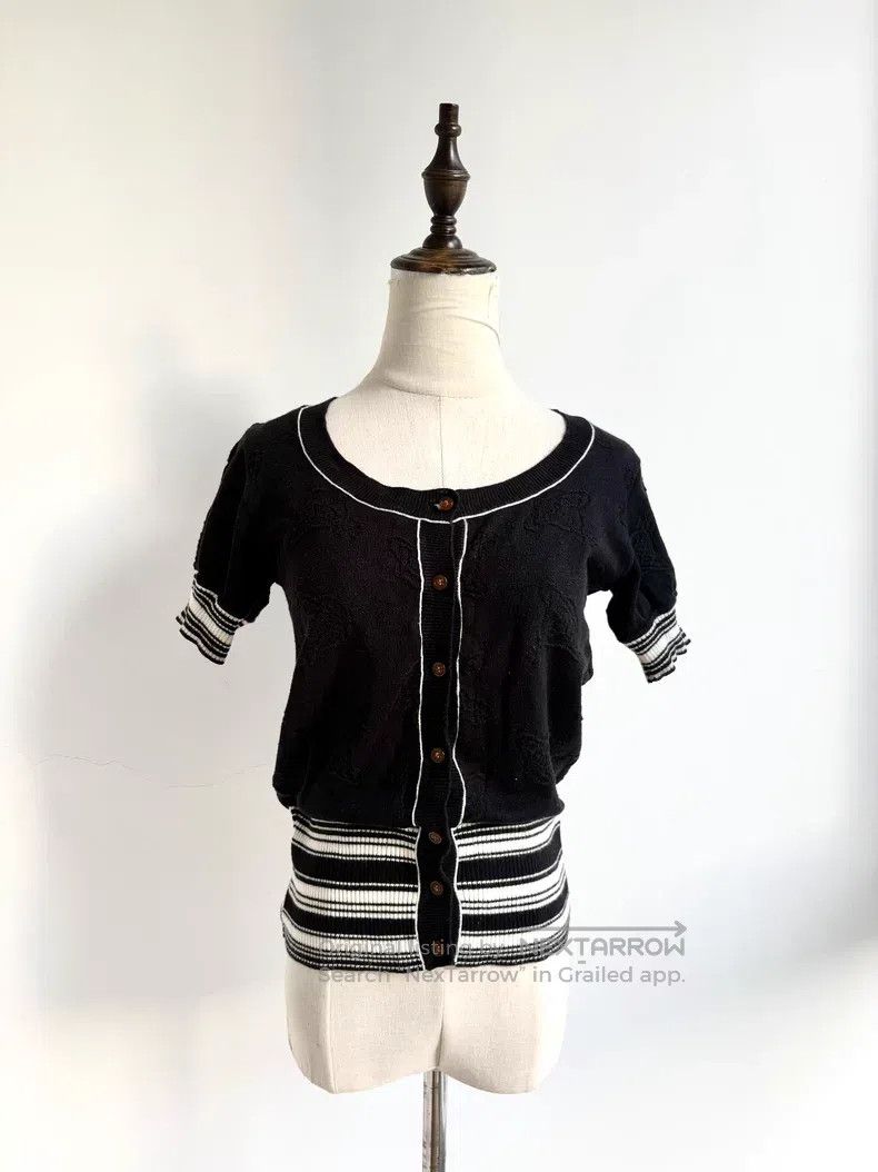 Vivienne Westwood Vivienne Westwood Vintage All-Over Saturn Short Sleeve Kni Size M / US 6-8 / IT 42-44 - 1 Thumbnail