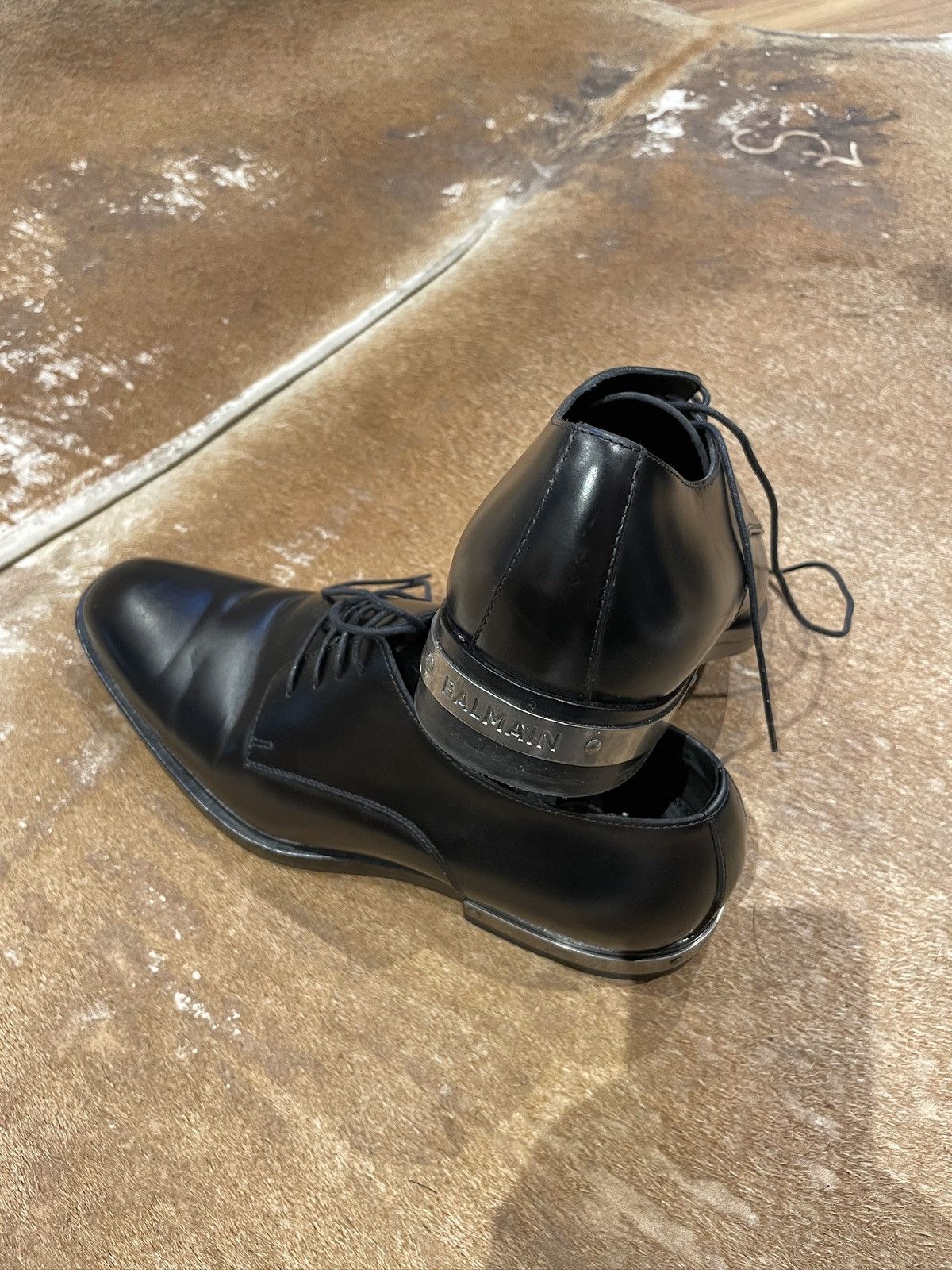 Balmain Balmain Leather Derby Shoes Size US 8 / EU 41 - 9 Thumbnail