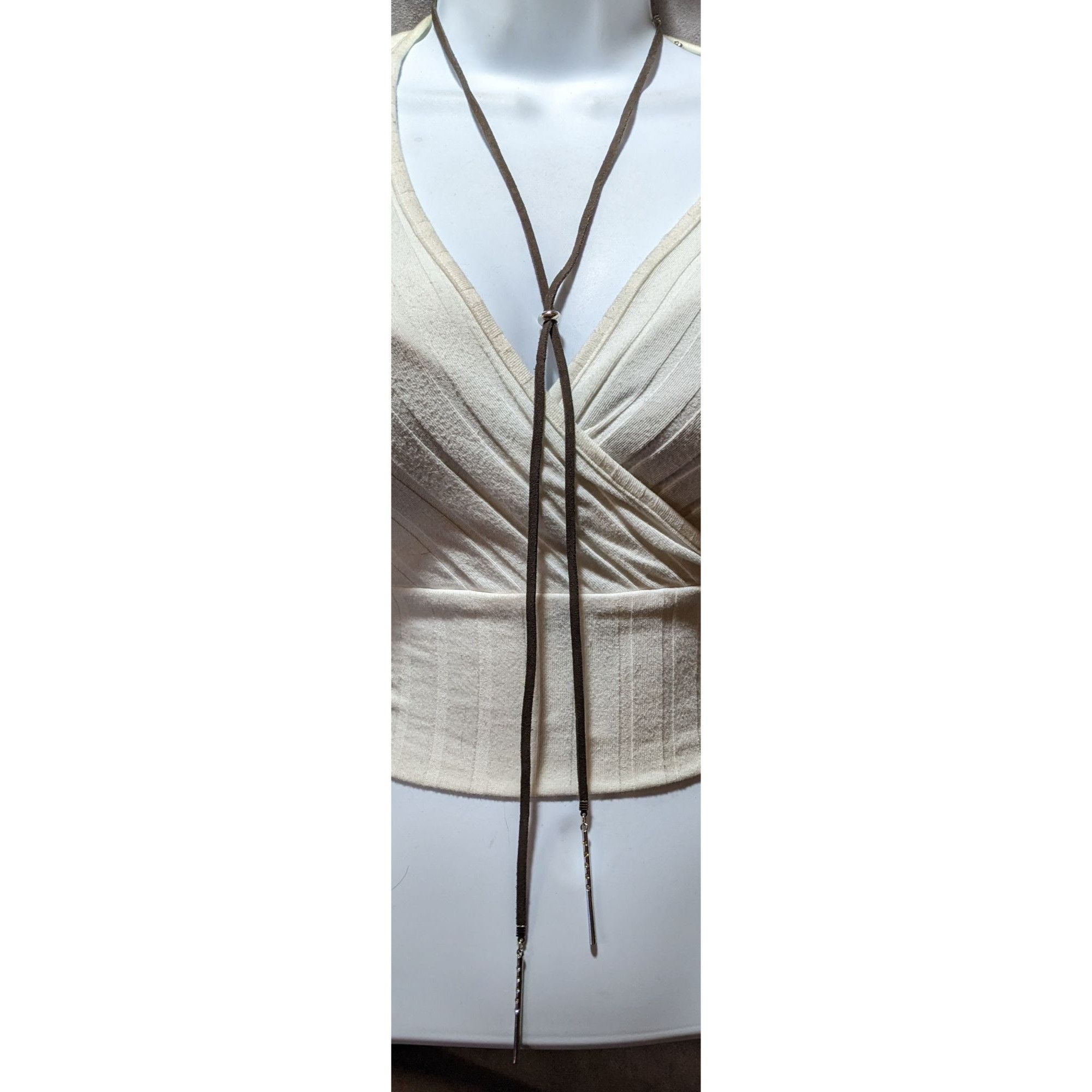 Other NY Collection Faux Leather Bolo Charm Necklace Size ONE SIZE - 2 Thumbnail