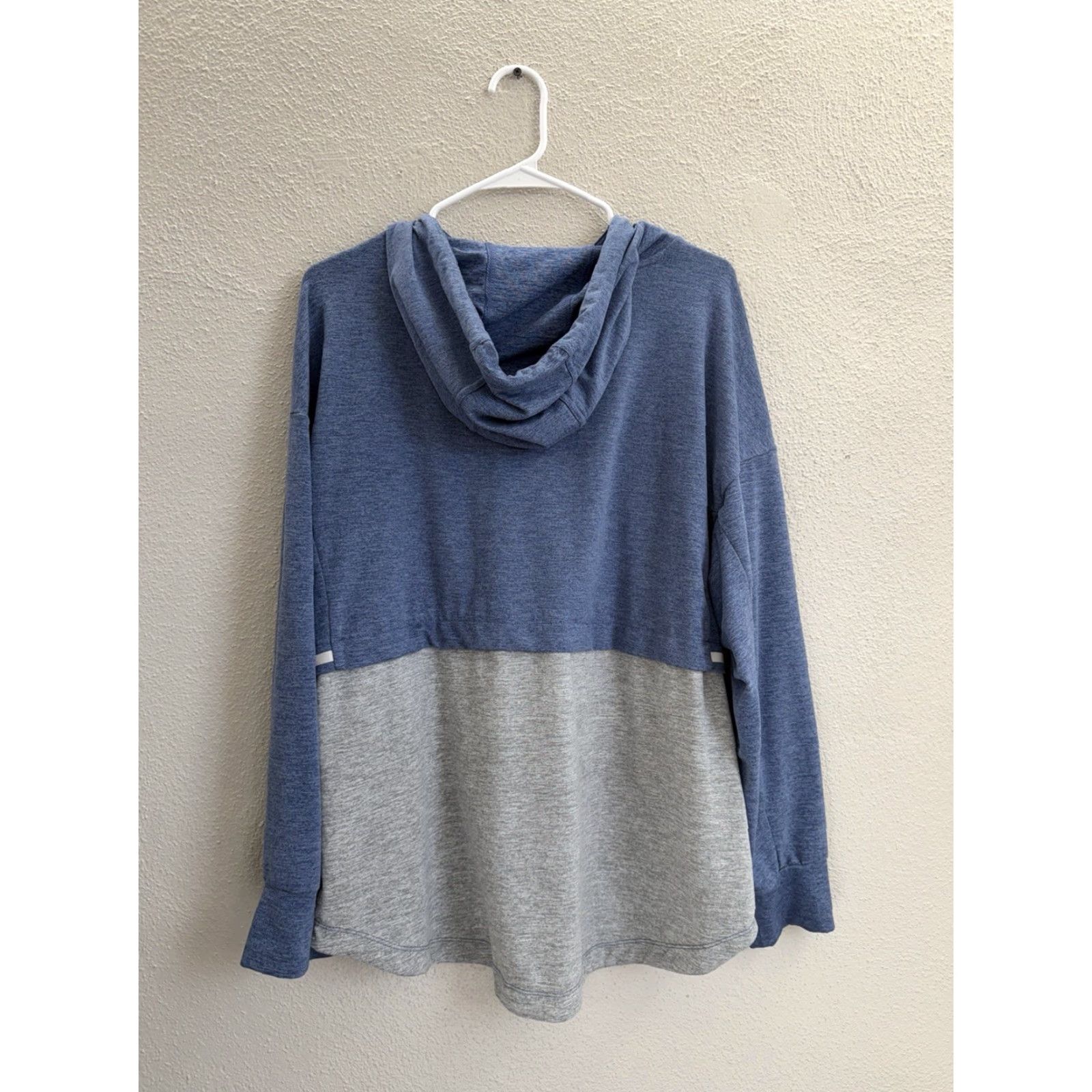 Vintage Tangerine Shirt Womens XXL Blue Gray Long Sleeve Hooded High Neck Pullover Casual Solid Knit Shirt Womens Mens? Size XXL / US 16-18 / IT 52-54 - 7 Thumbnail
