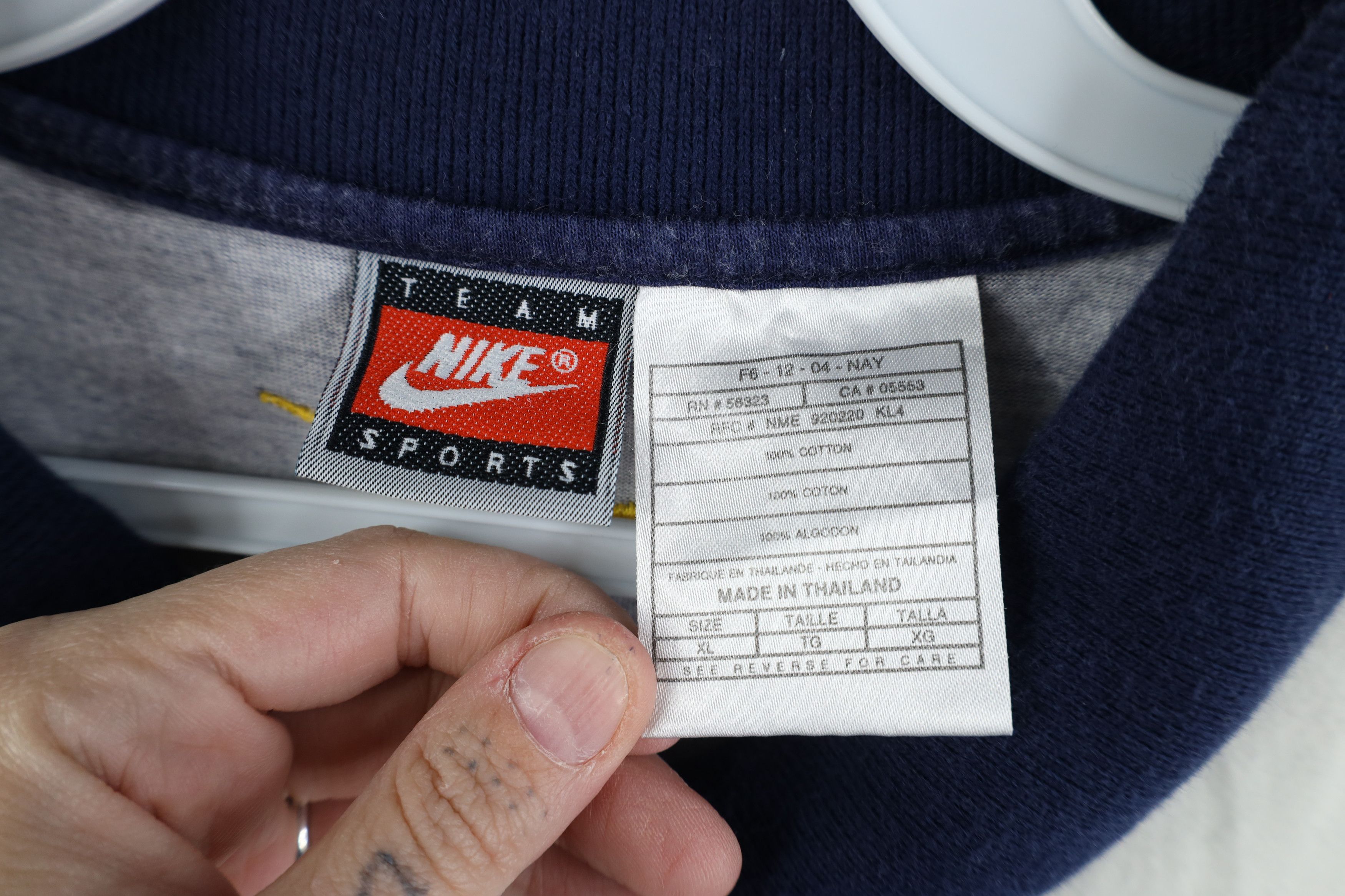 Nike Vintage 90s Nike University of Michigan Football Polo Shirt Size US XL / EU 56 / 4 - 8 Thumbnail