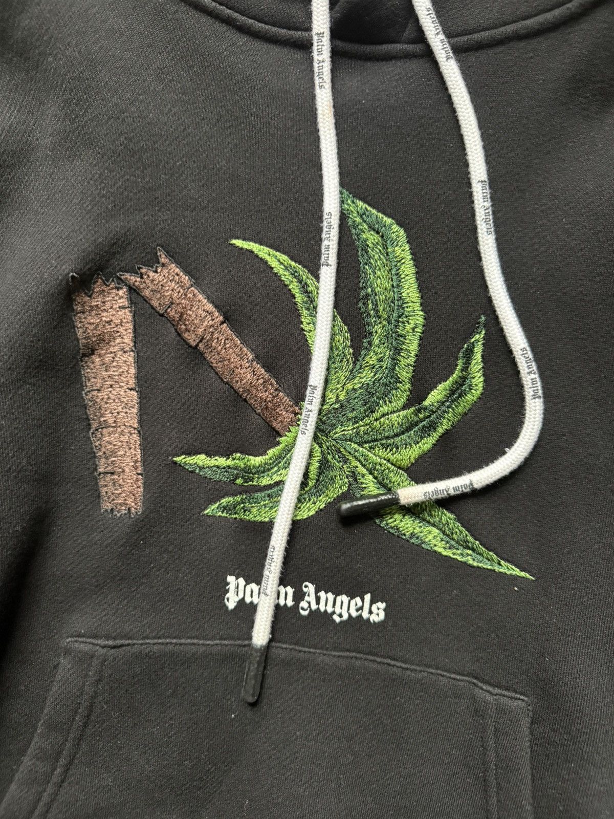 Palm Angels Palm Angels Broken Palm Hoodie Black Size US M / EU 48-50 / 2 - 2 Thumbnail