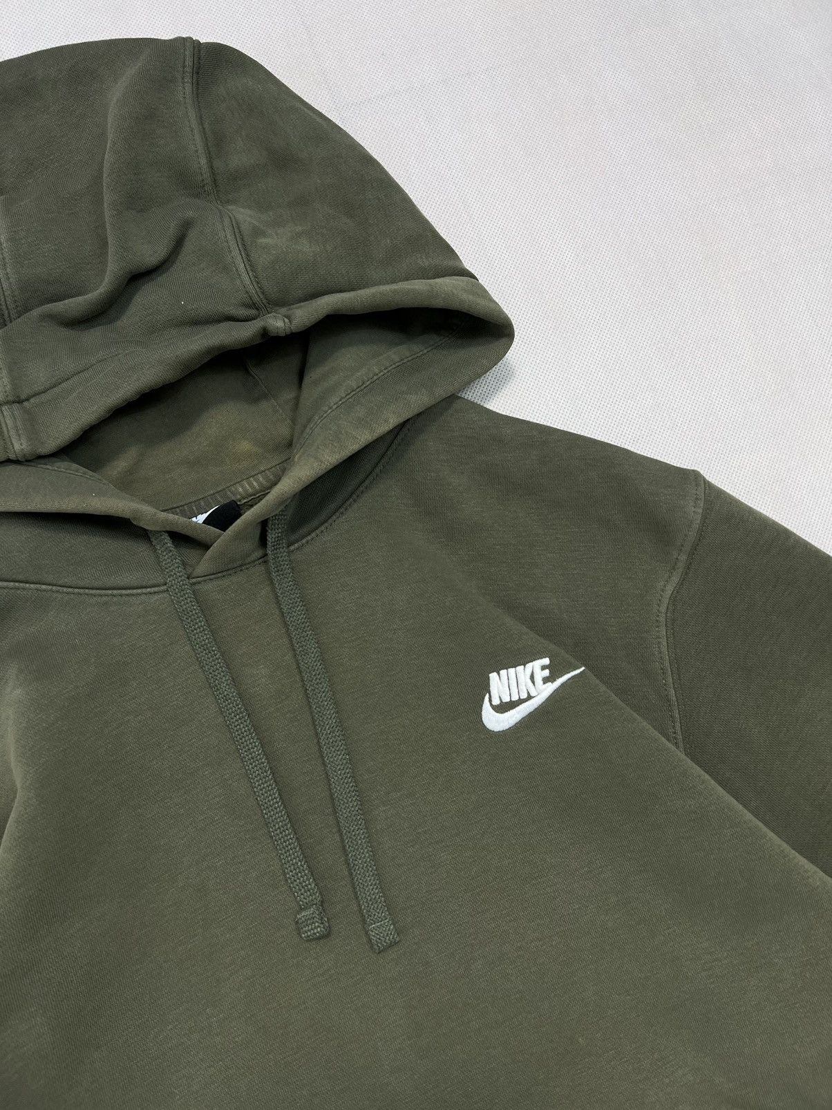 Nike Hoodie Nike small logo khaki Size US M / EU 48-50 / 2 - 2 Thumbnail
