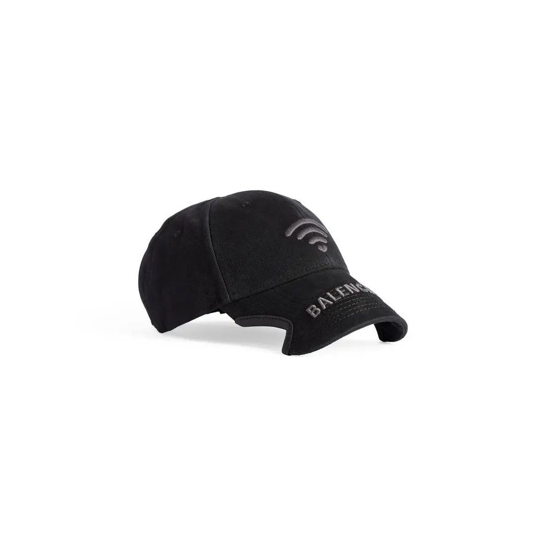 Balenciaga o1in1g0225 Size: S / Lo_ve Hat / Cap in Black/Grey Size ONE SIZE - 4 Thumbnail