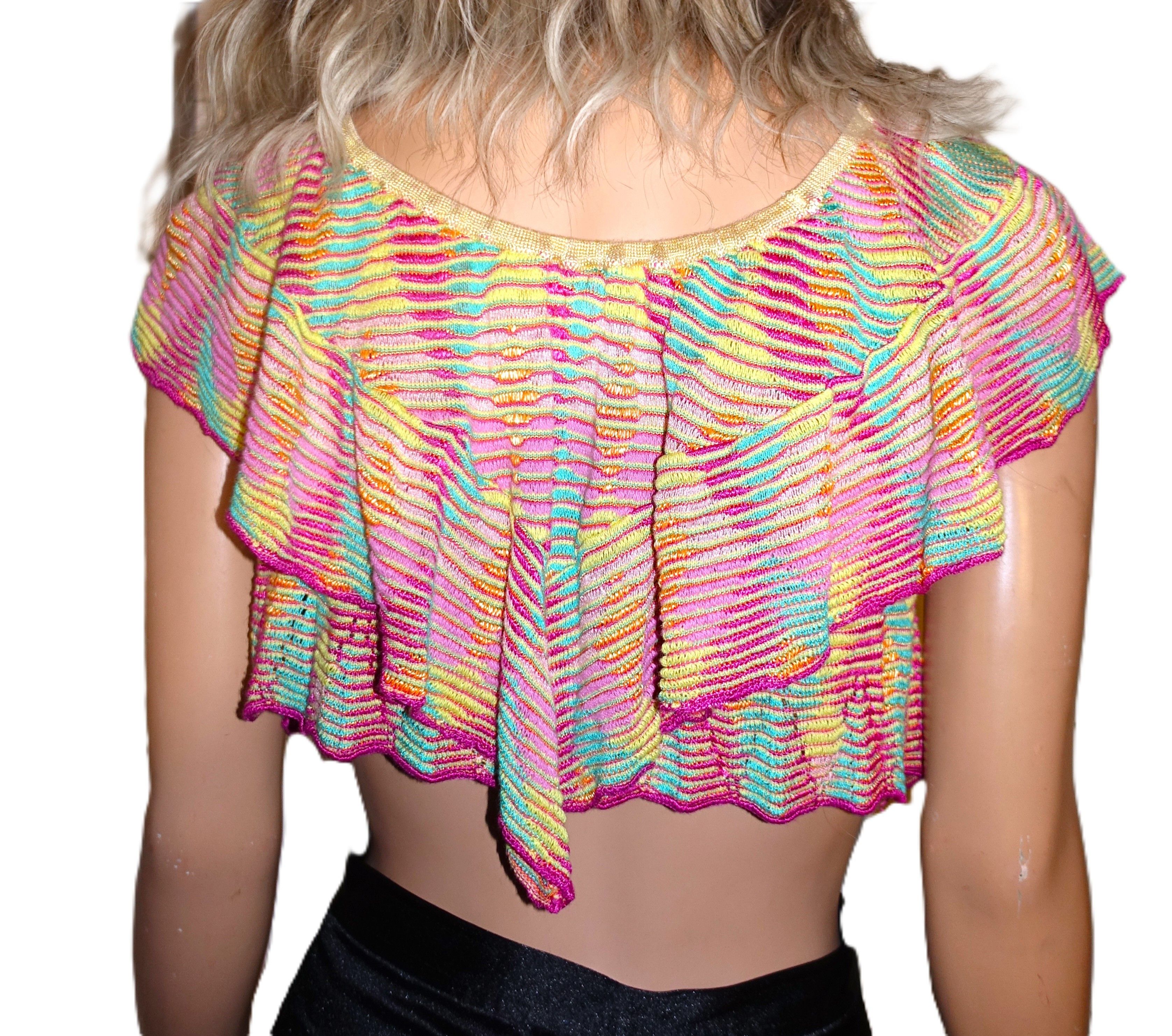 Other Cecilia Prado Multi Color Cropped Top PXS Size XS / US 0-2 / IT 36-38 - 5 Thumbnail
