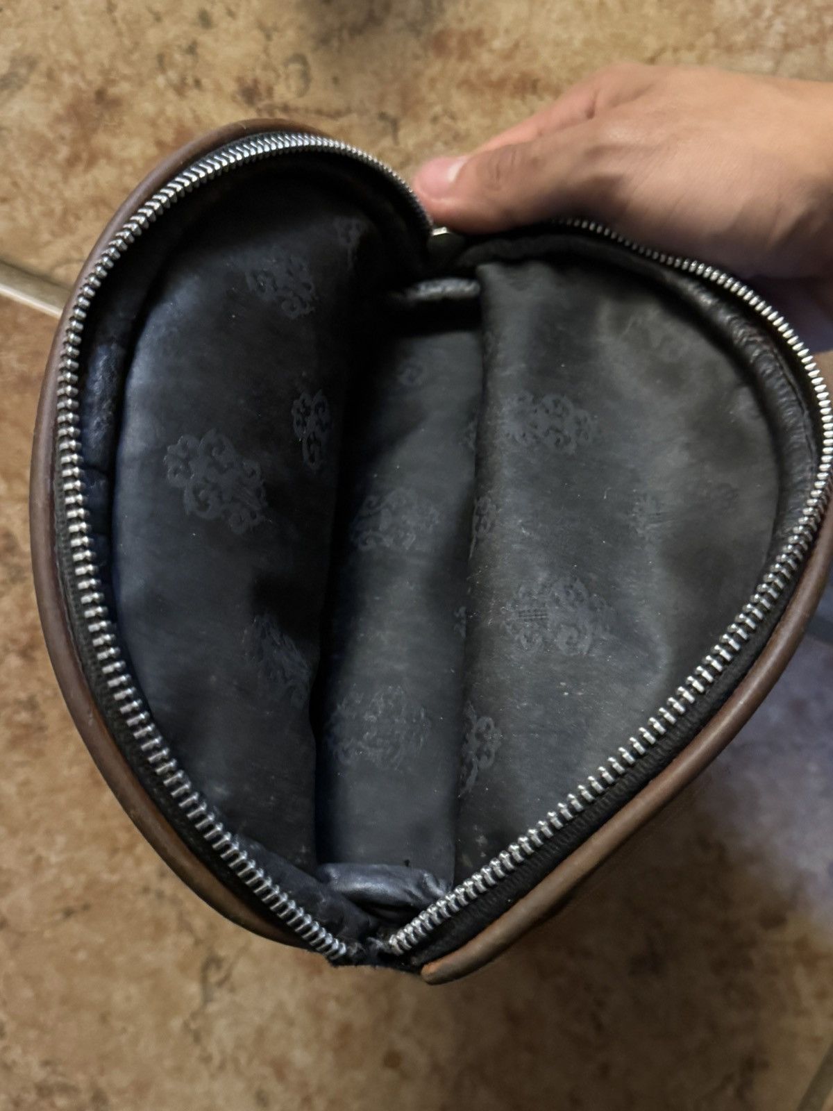 Chrome Hearts Chrome Hearts Leather Fleur Pouch Size ONE SIZE - 7 Thumbnail