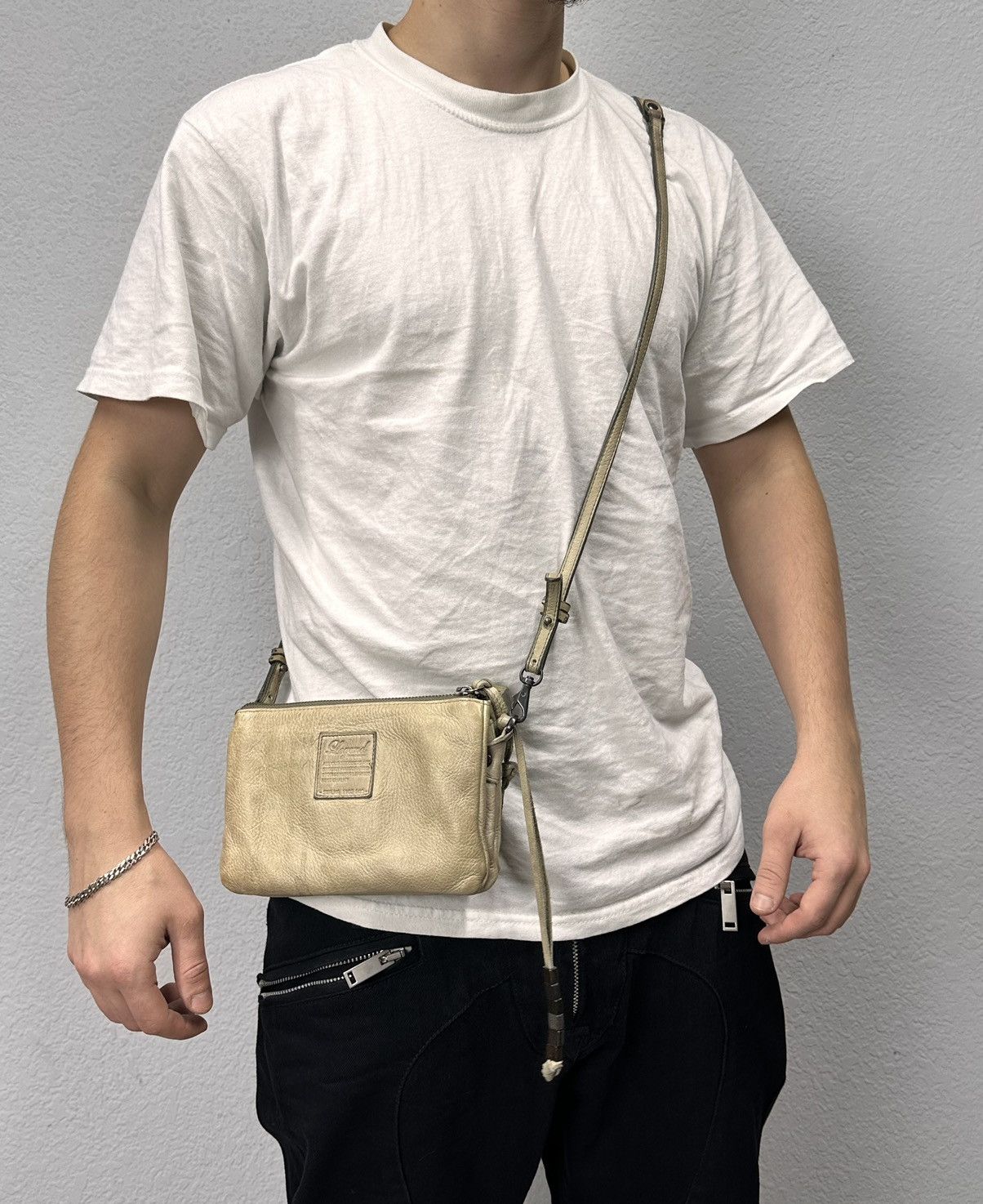 14th Addiction Vintage AS 98 Metal Zip Design Leather Bag Dolce Gabbana GOA Size ONE SIZE - 1 Thumbnail
