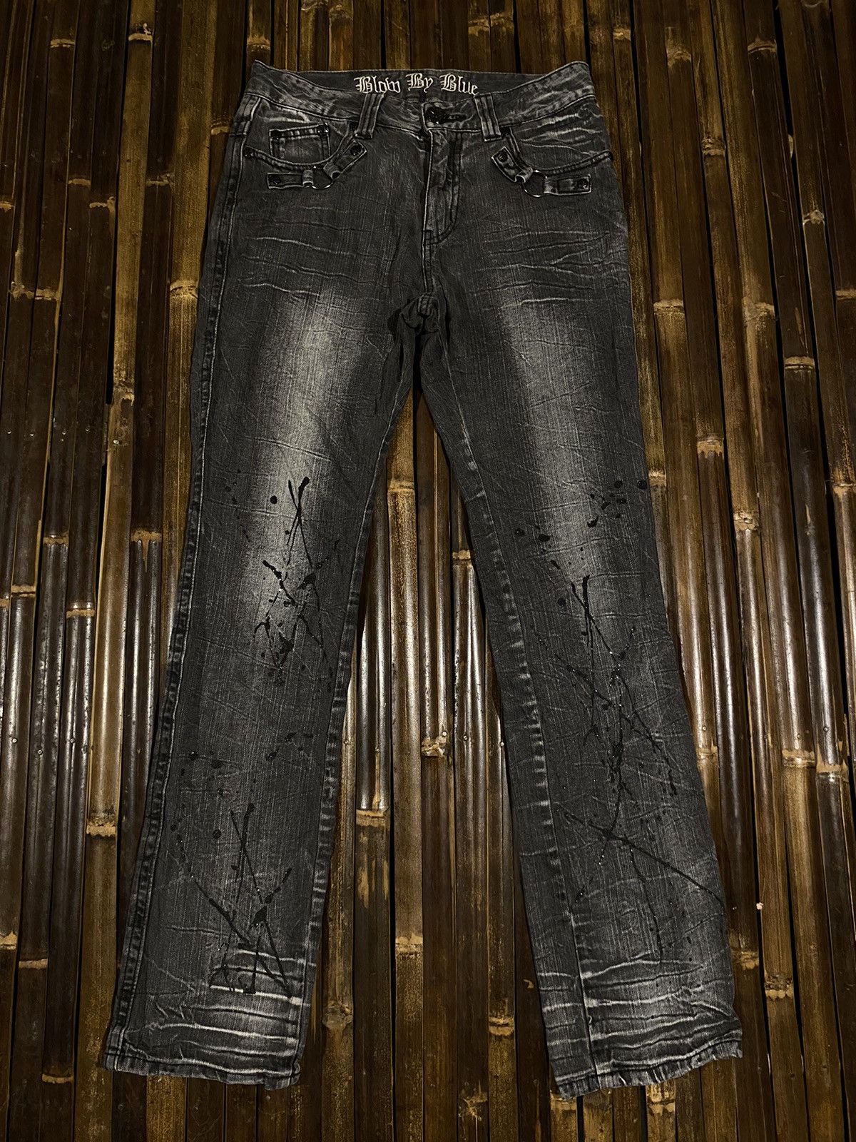 image of Hysteric Glamour Blow By Blue Punk Style Pants in Denim, Men's (Size 31)