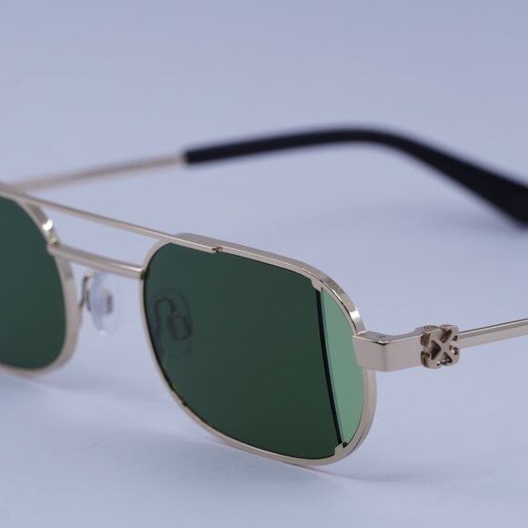 Off-White Off-White Off-White OERI14H LYNN 7650 Sunglasses Gold Oval Size ONE SIZE - 4 Thumbnail