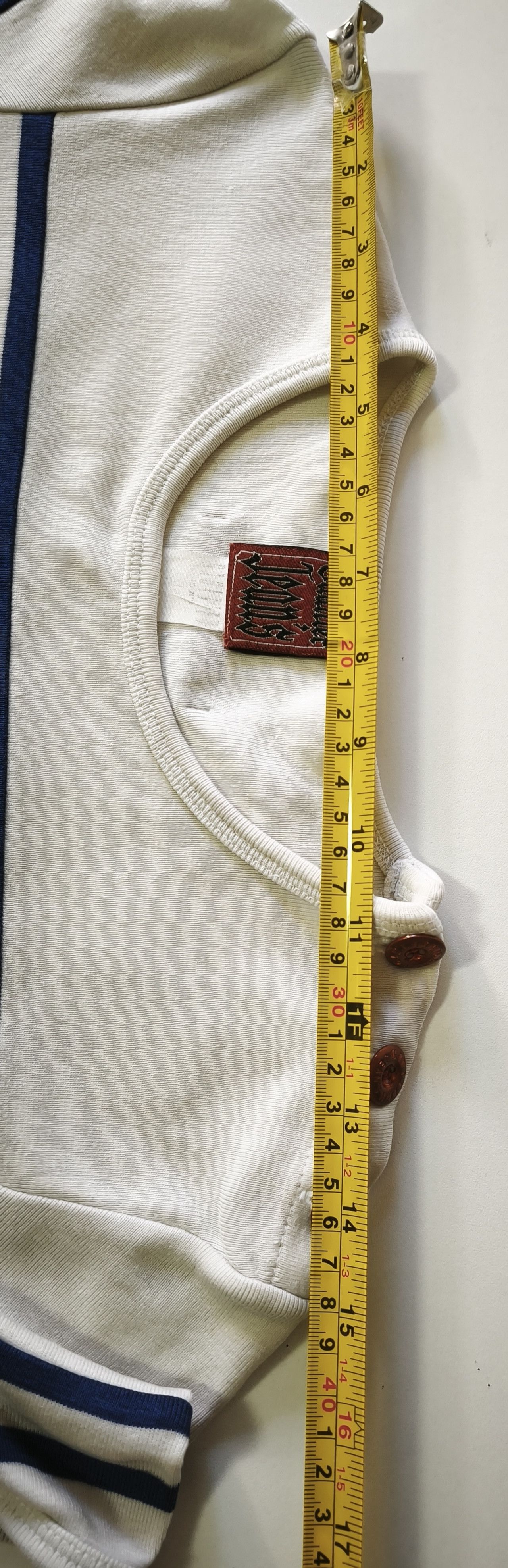 Jean Paul Gaultier 90's - Curved Hem sailor style tshirt GaultierJeans Size S / US 4 / IT 40 - 6 Thumbnail