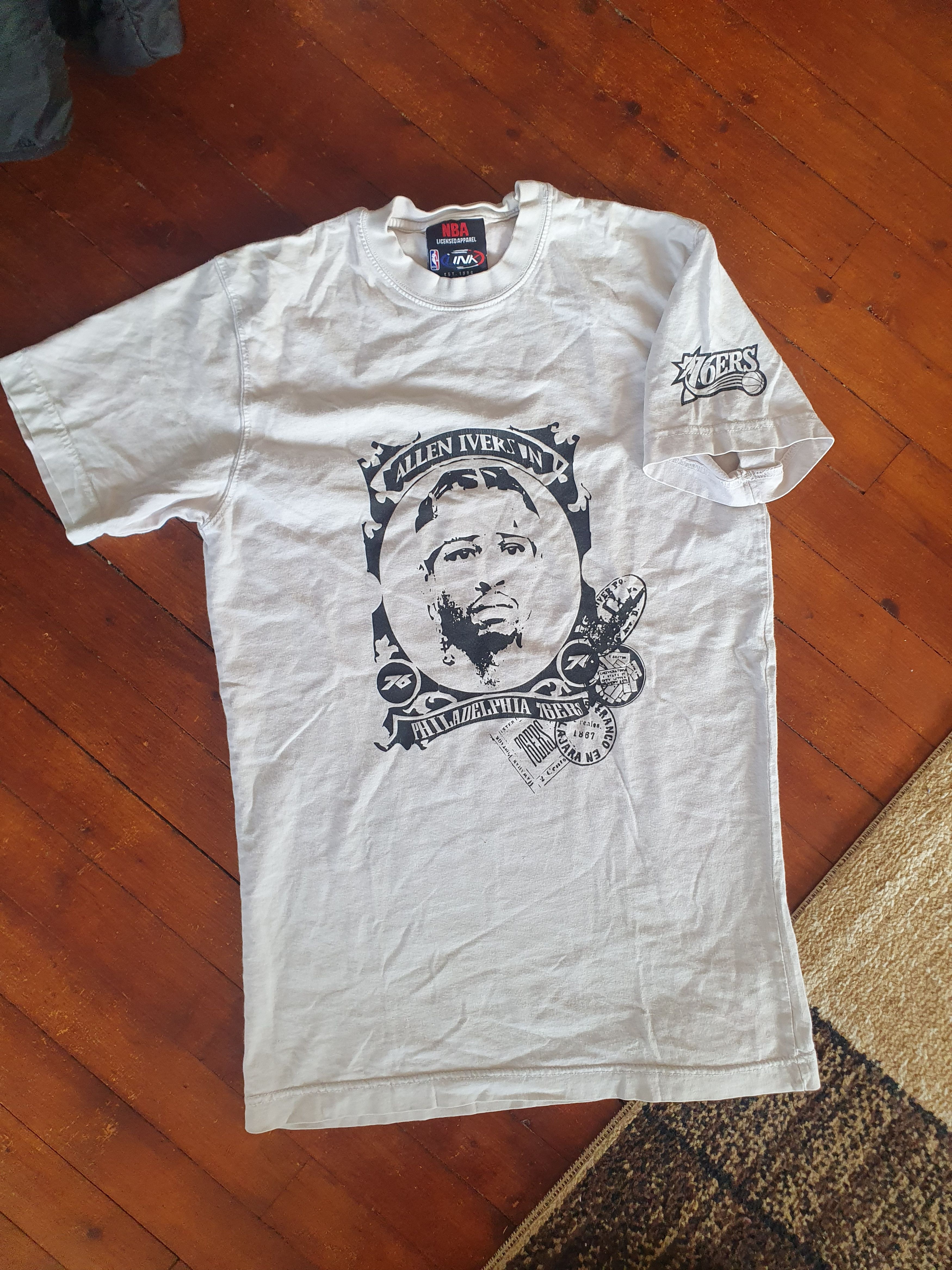 NBA Alan Iverson NBA Philadelphia 76ers UNK t-shirt sz M Size US M / EU 48-50 / 2 - 2 Thumbnail