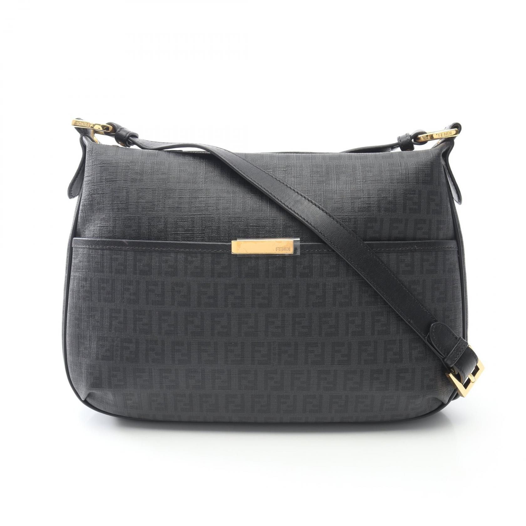 Fendi Fendi Fendi Zucchino Coated Canvas Shoulder Bag Textile Shoulder Bag 8BT206 DUTY FREE for USA Size ONE SIZE - 1 Thumbnail