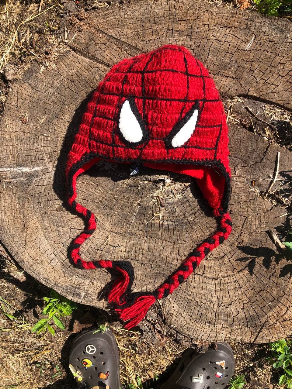 Cotton Traders Vintage Marvel Spider Man Knit Hats Designer Casual Y2K 90s Size ONE SIZE - 2 Thumbnail