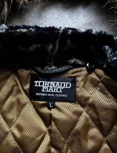 Tornado Mart TORNADO MART 2000s Detachable Fur Collar Leopard Jacket Size US L / EU 52-54 / 3 - 8 Thumbnail