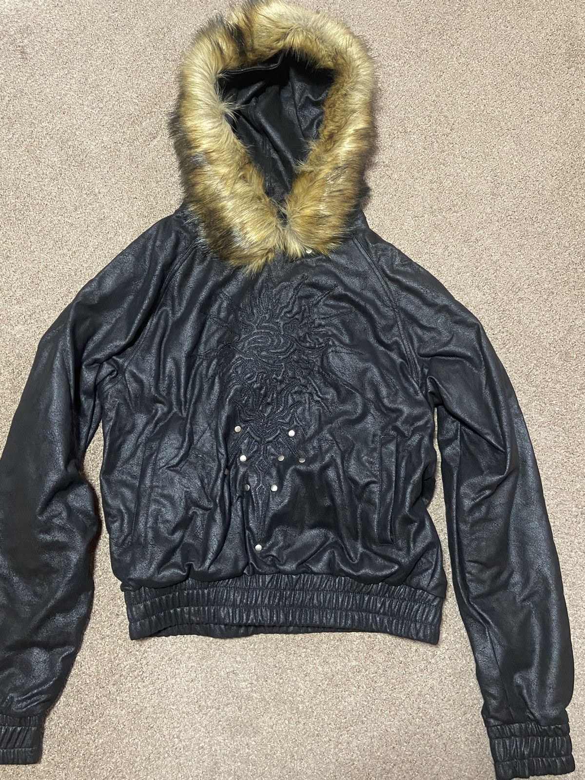 Other Black Sun Totem Fur Hoodie Size US S / EU 44-46 / 1 - 4 Thumbnail