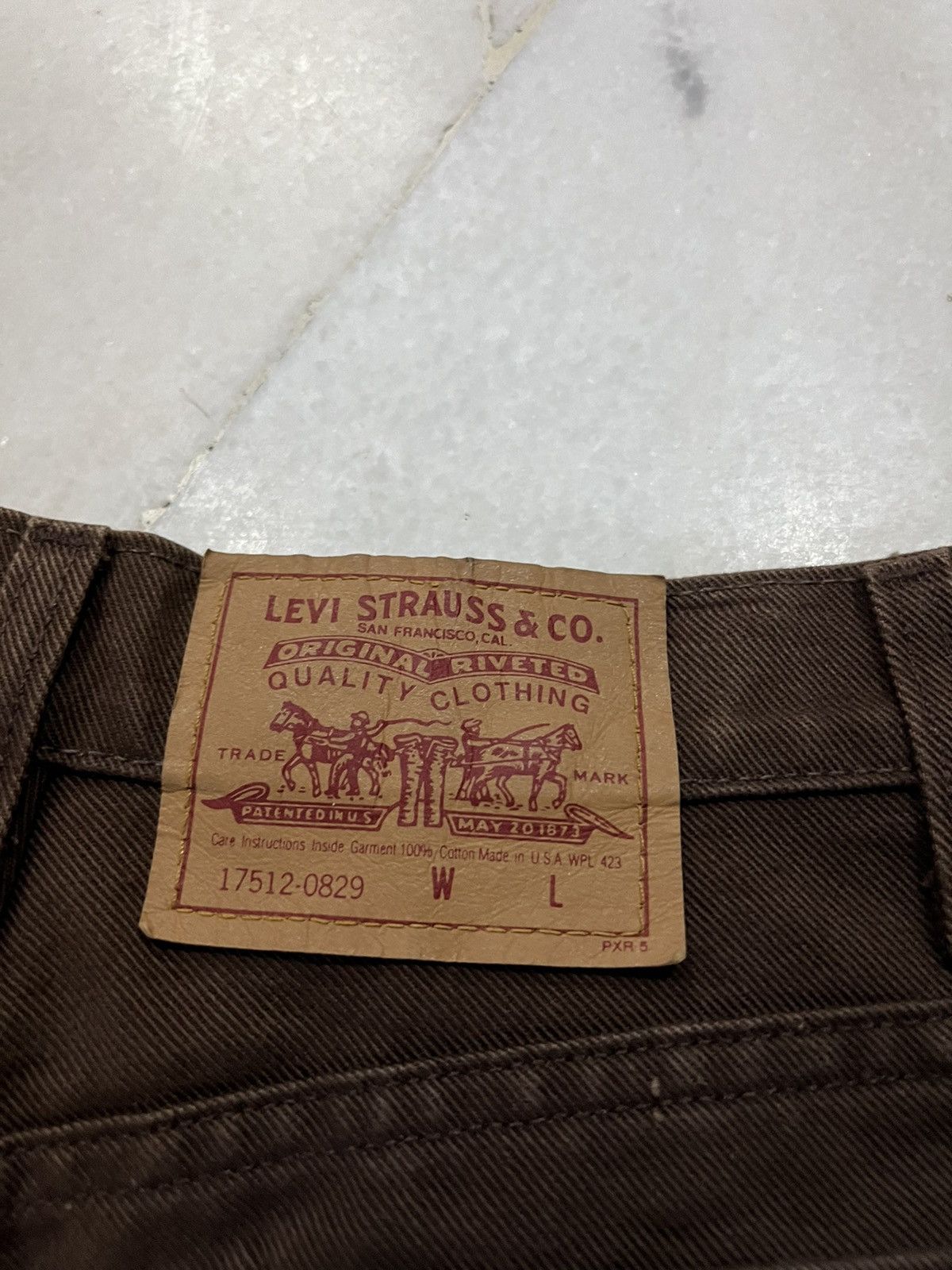 Levi's × Levi's Vintage Clothing VINTAGE 90’s LEVIS 512 SINGLE R MADE IN USA JEANS Size US 28 / EU 44 - 13 Thumbnail