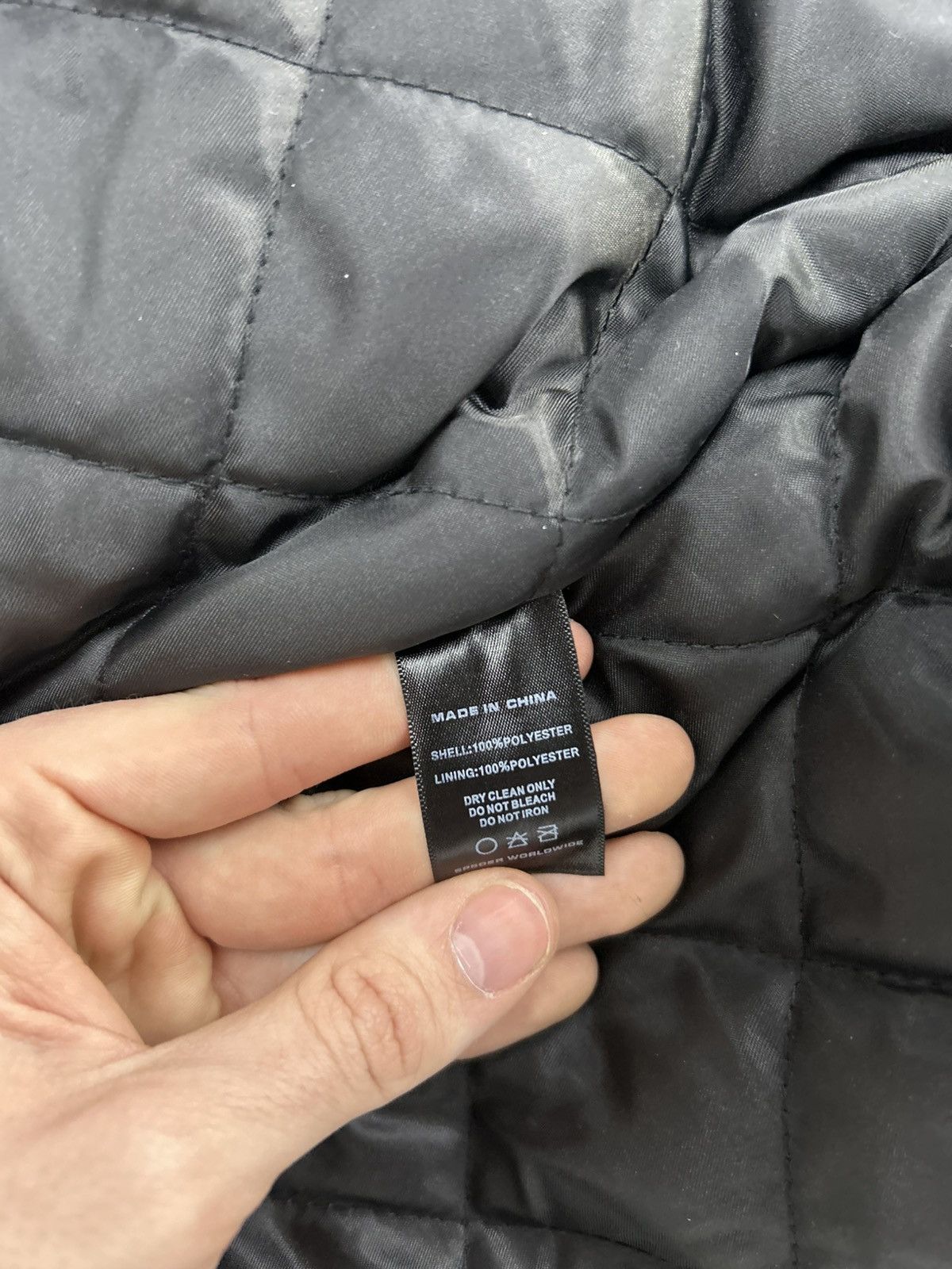 Sp5der Sp5der Black Sherpa Hunter Moto Jacket Zip Up Size M Size US M / EU 48-50 / 2 - 17 Thumbnail