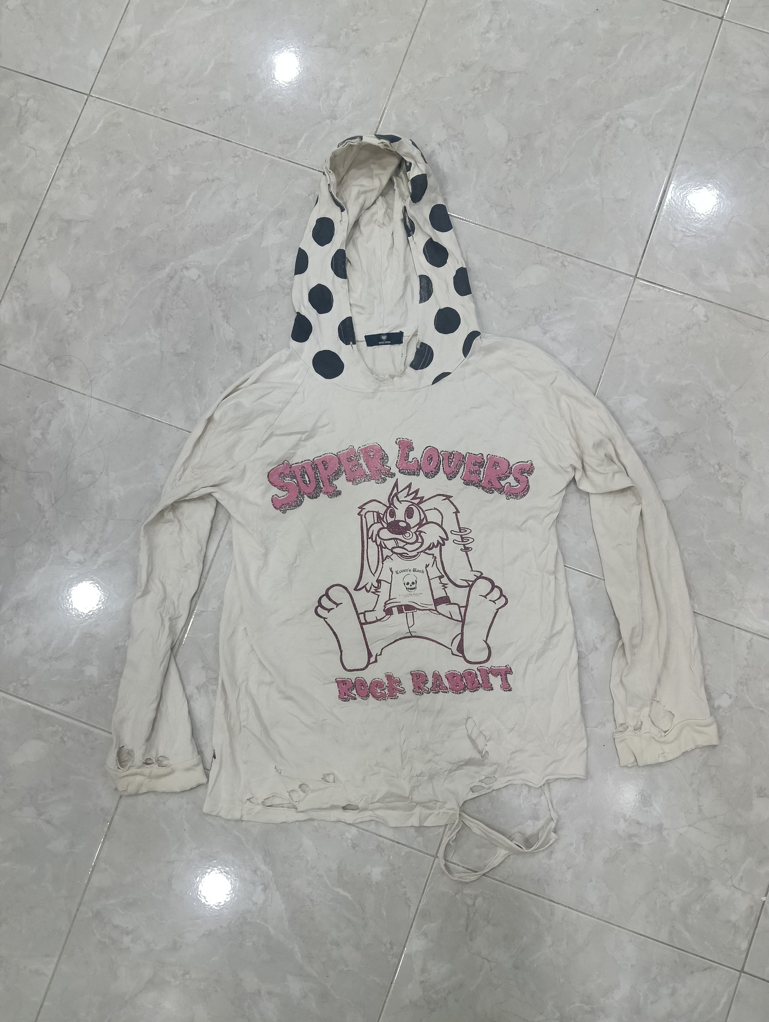 Super Lovers Vintage Thrashed Super lovers Hoodie Size US M / EU 48-50 / 2 - 2 Thumbnail