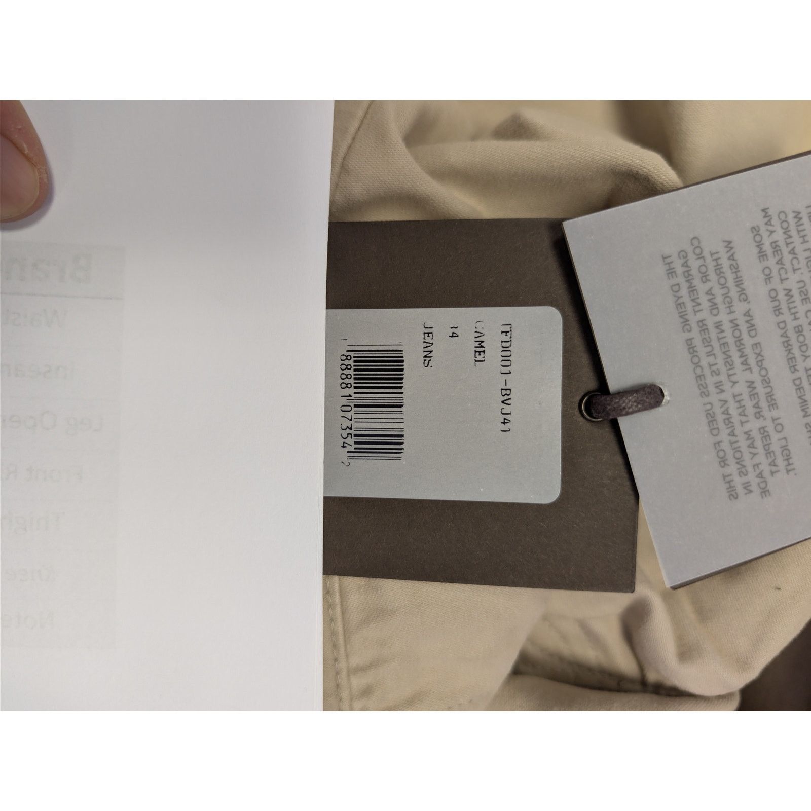 Tom Ford o1rshd1 Slim-Fit Denim Jeans in Camel Size US 34 / EU 50 - 23 Thumbnail