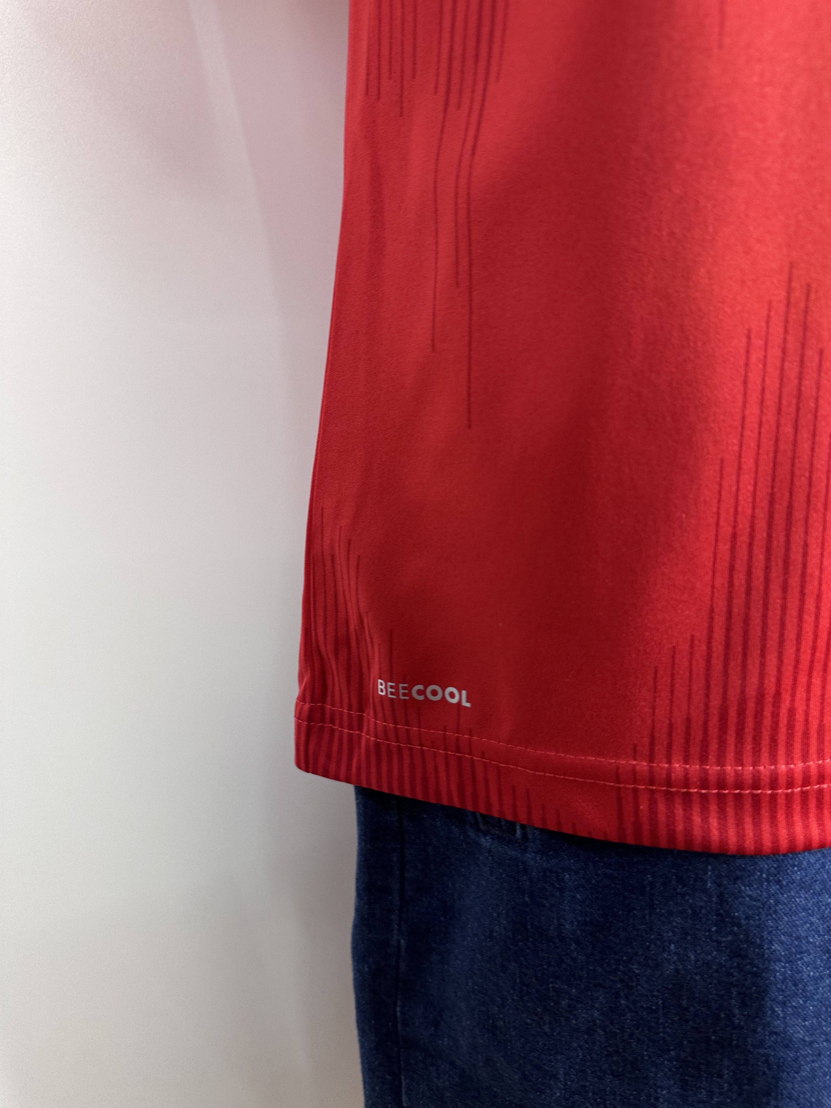 Hummel DENMARK 2021 22 FOOTBALL SHIRT JERSEY #9 BRAITHWAITE HUMMEL Size US M / EU 48-50 / 2 - 9 Thumbnail