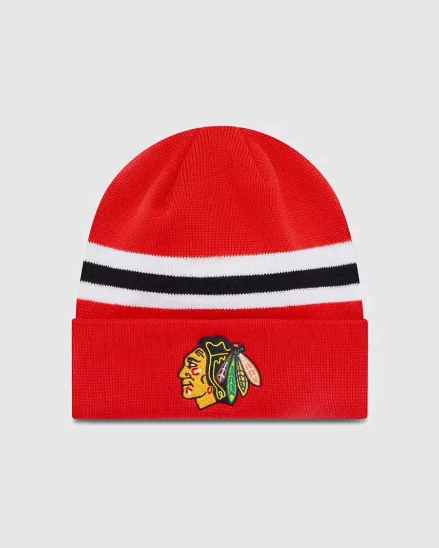 NHL × October's Very Own OVO X NHL CHICAGO BLACKHAWKS BEANIE Size ONE SIZE - 1 Thumbnail