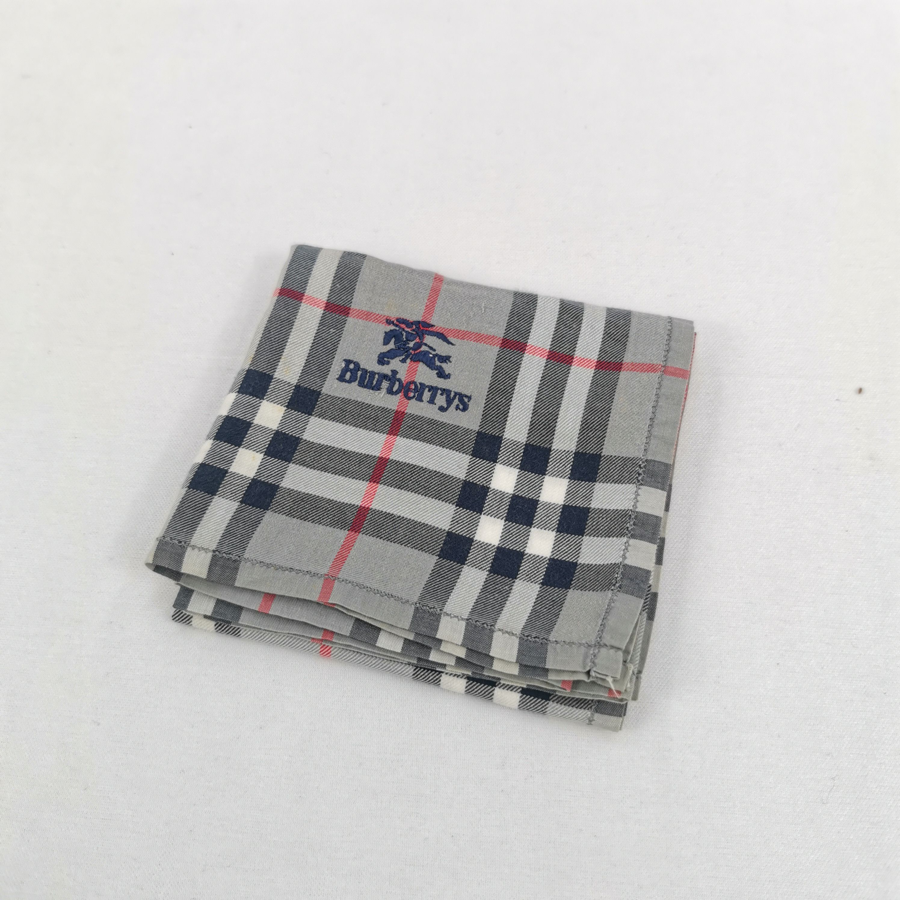 Burberry Vintage Burberry Handkerchief Bandana Pocket Square Size ONE SIZE - 4 Thumbnail