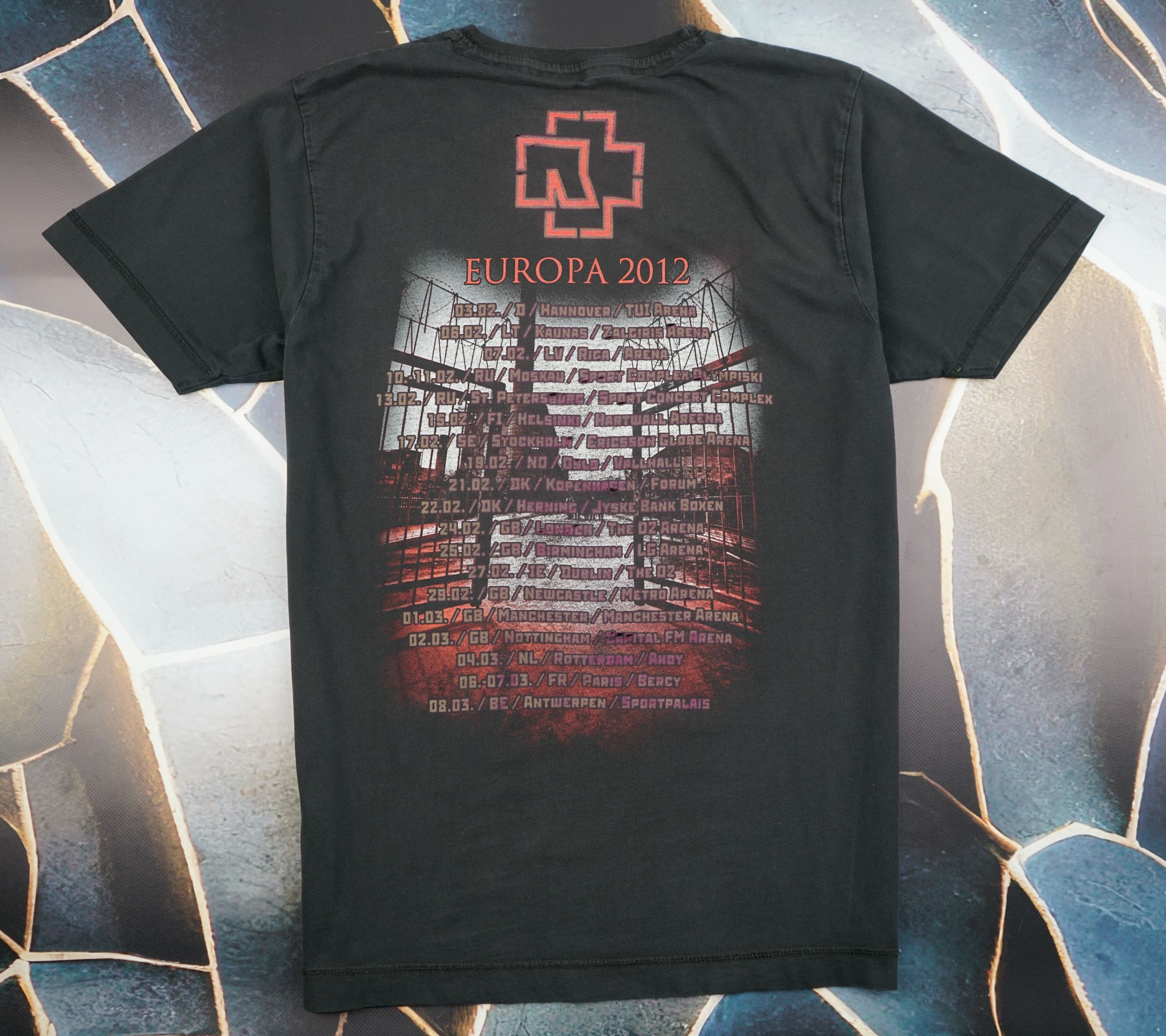 Band Tees × Vintage Vintage 2012 Rammstein Tour T-Shirt Size US M / EU 48-50 / 2 - 7 Thumbnail