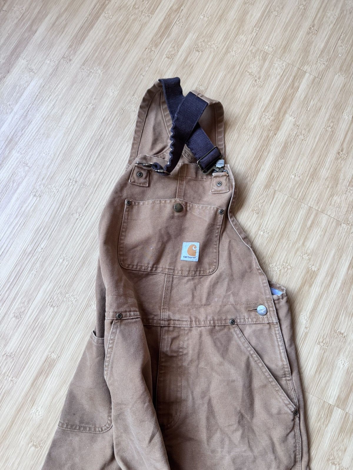 Carhartt Carhartt beige Overalls Size 14 Size US 32 / EU 48 - 2 Thumbnail