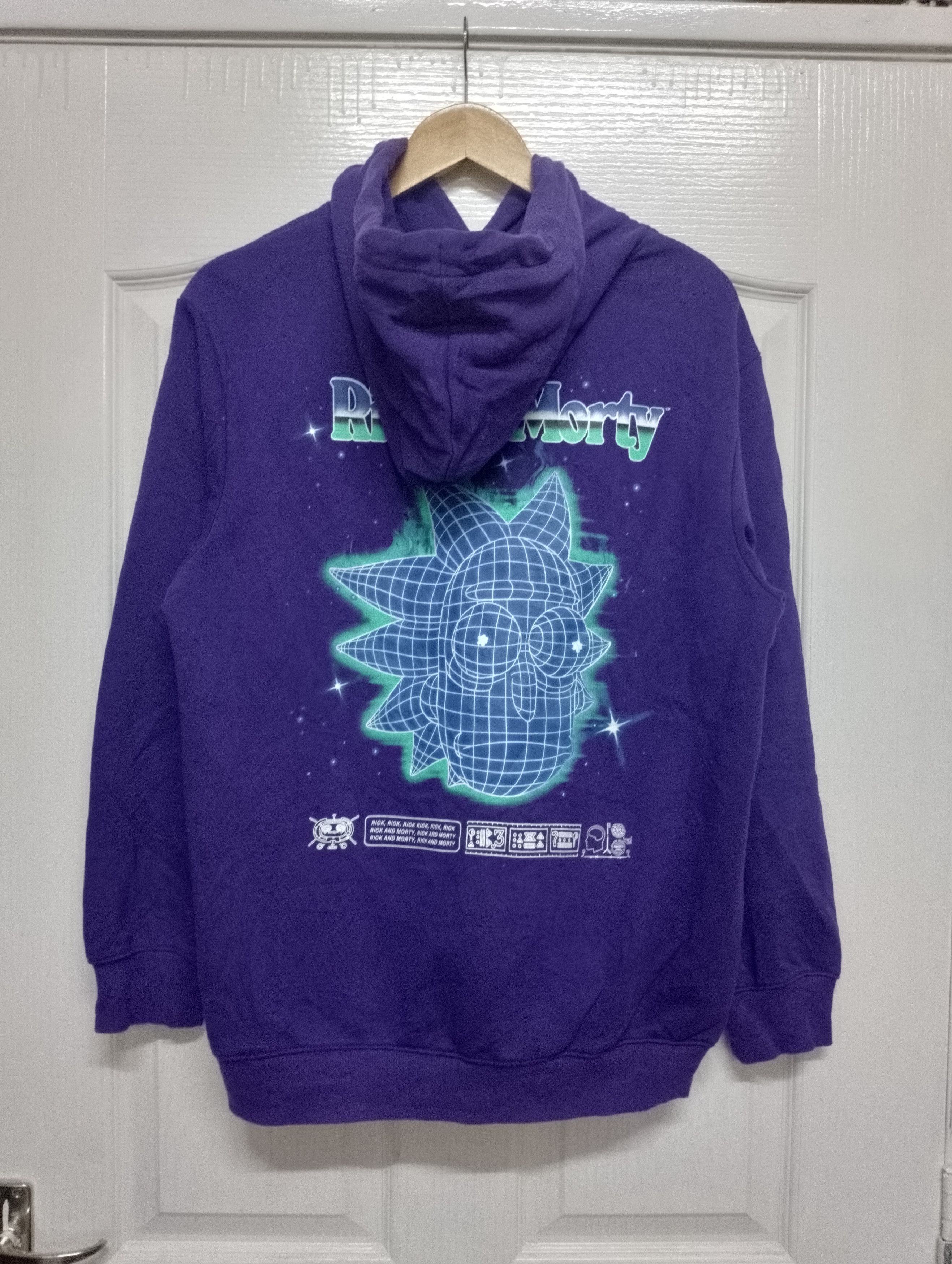 Cartoon Network Rick And Morty Purple Hoodie Size US XL / EU 56 / 4 - 1 Thumbnail