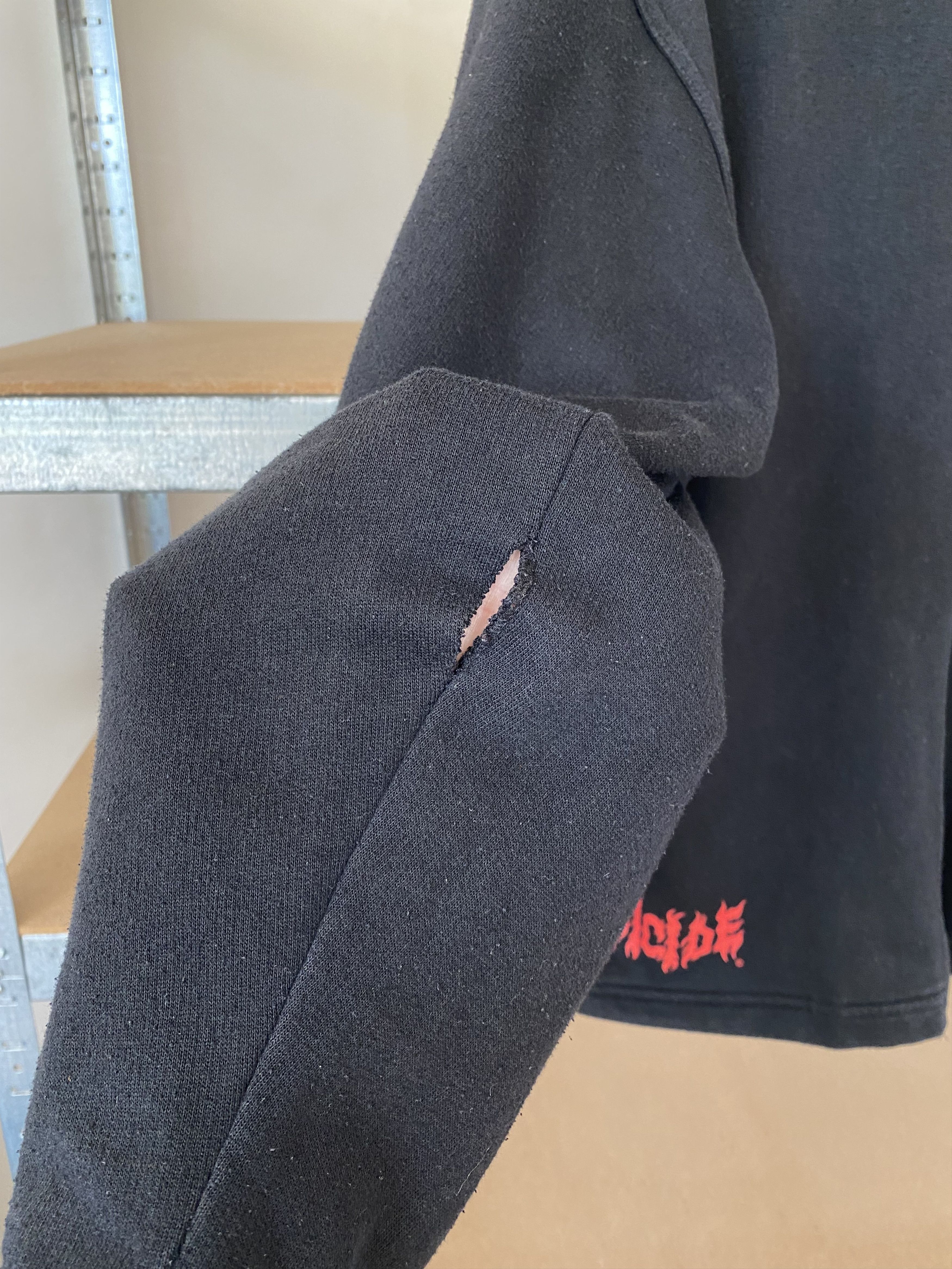 Band Tees × Vintage Deicide Vintage 1995 Behind The Light Zip Up Hoodie Size US XL / EU 56 / 4 - 11 Thumbnail