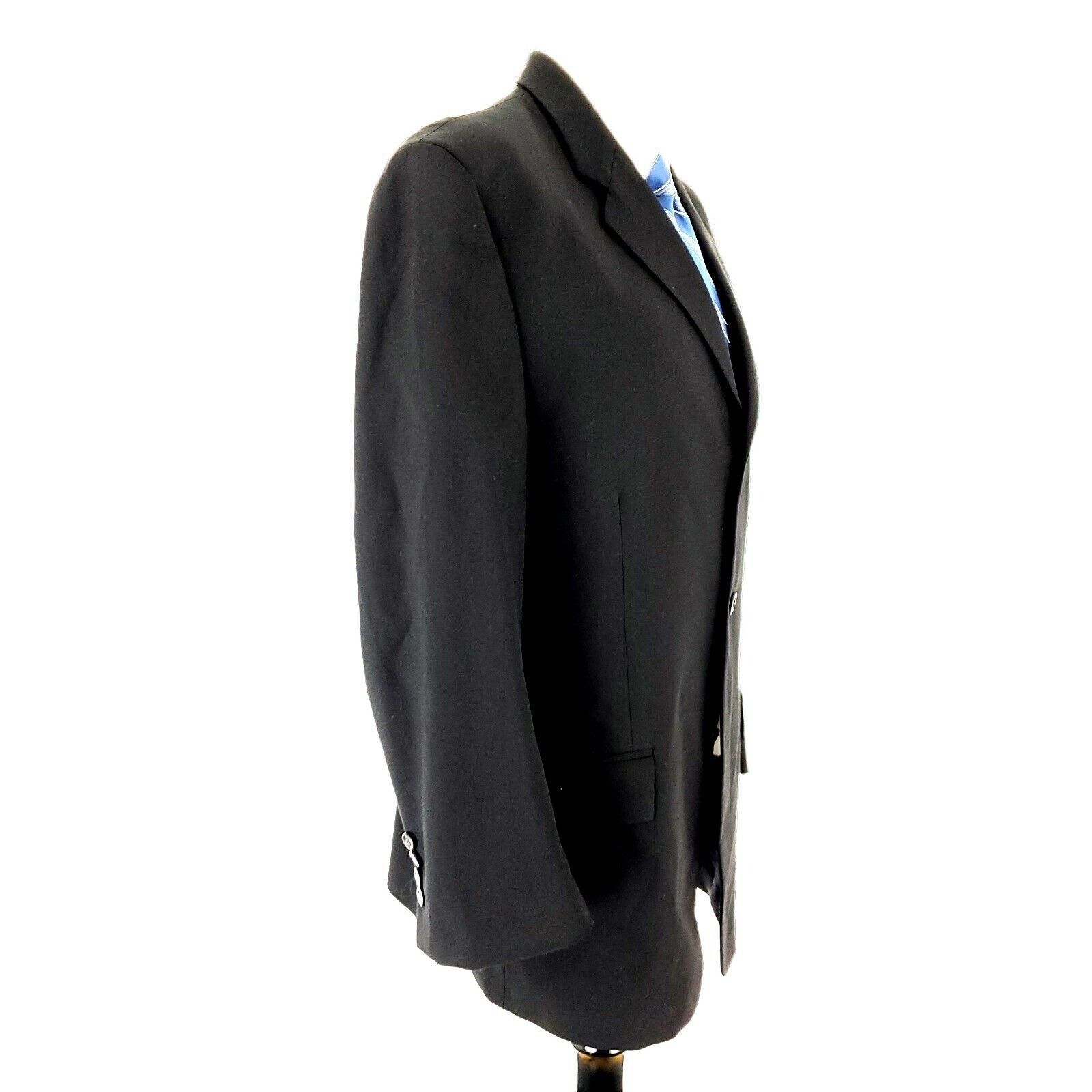 DKNY Dkny Wool 3 Button Blazer 40R Charcoal Gray Size 40R - 8 Thumbnail