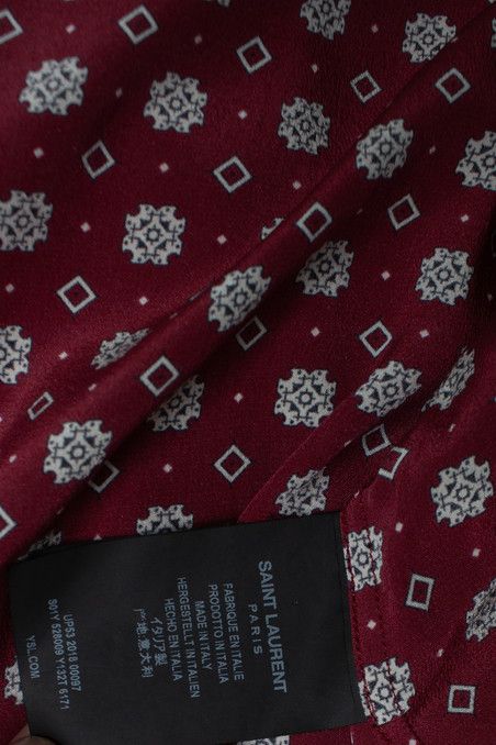 Saint Laurent Paris Saint Laurent, Diamond checkered print shirt Size US M / EU 48-50 / 2 - 6 Thumbnail