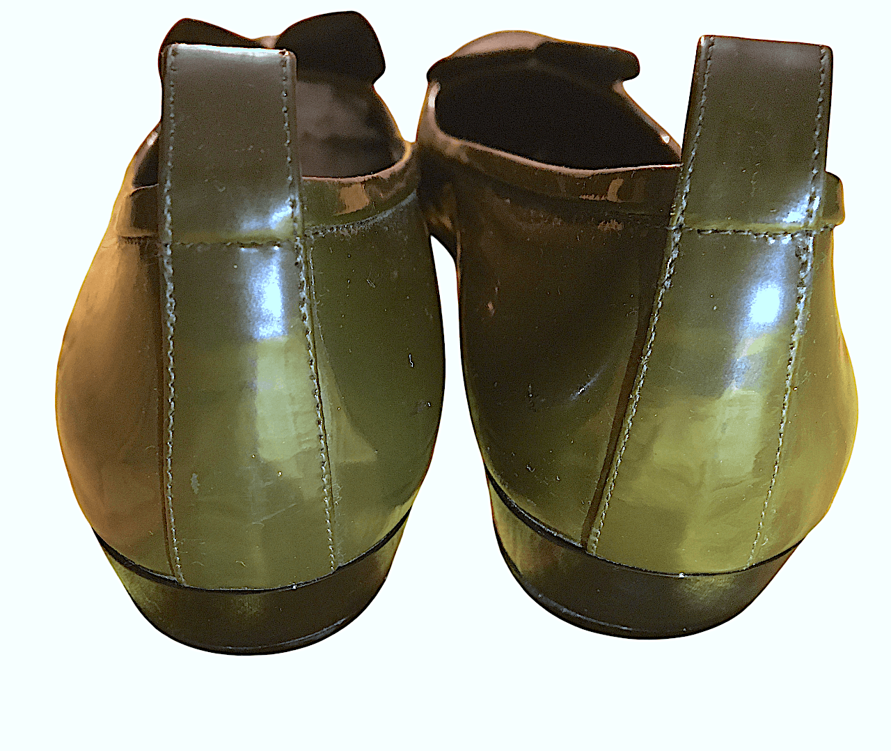 Marc Jacobs Marc Jacobs Mouse Collection Wedge Flats Patent Leather Gray Size US 6.5 / IT 36.5 - 9 Thumbnail