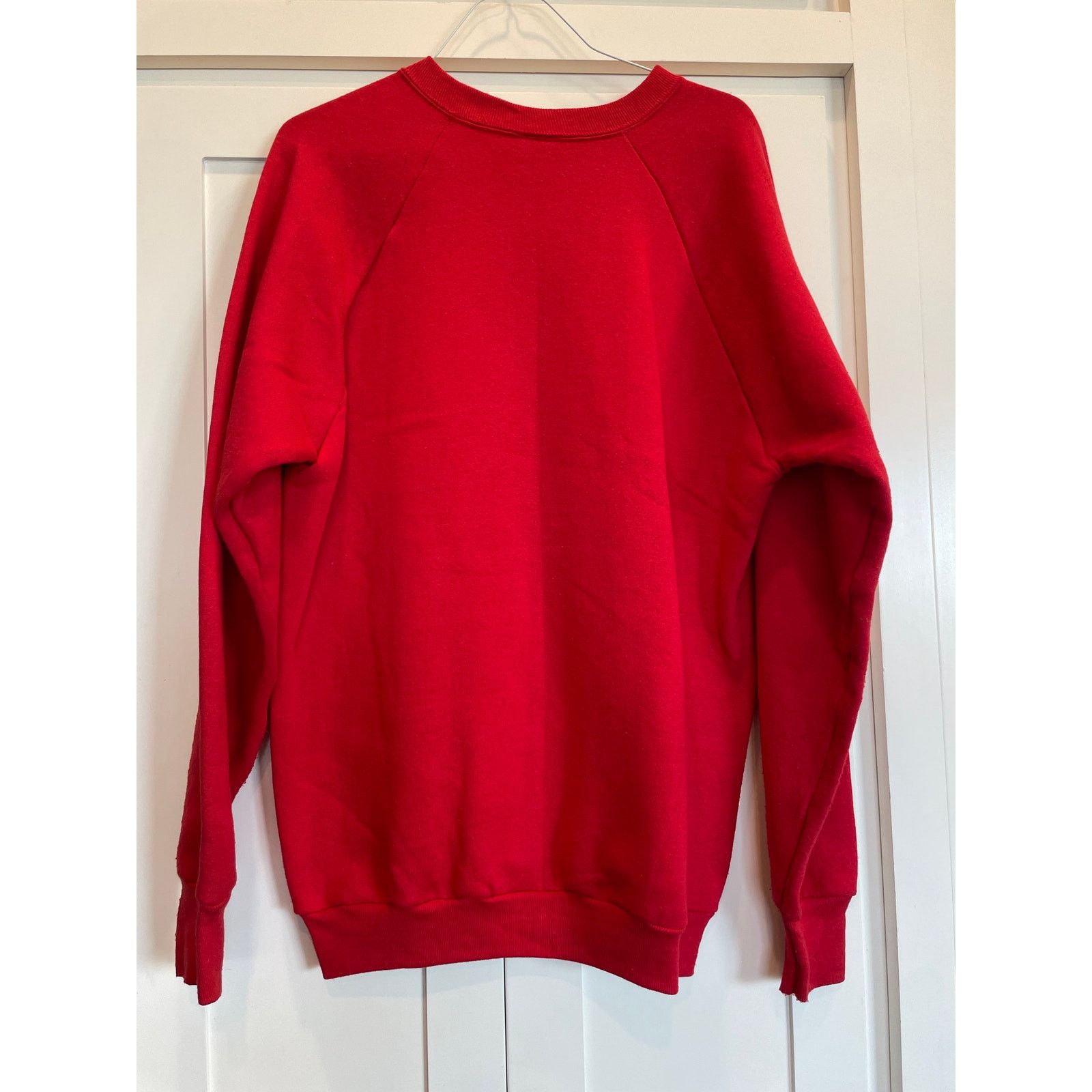 Handmade Vintage 1990's handpainted Santa Sweatshirt LG Christmas Size L / US 10 / IT 46 - 2 Thumbnail