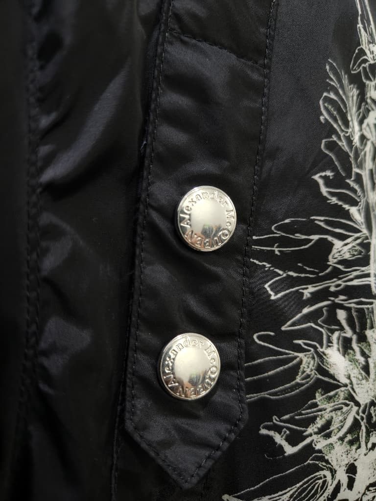 Alexander McQueen alexender mcqueen Floral Printed Nylon Windbreaker Size US M / EU 48-50 / 2 - 7 Thumbnail