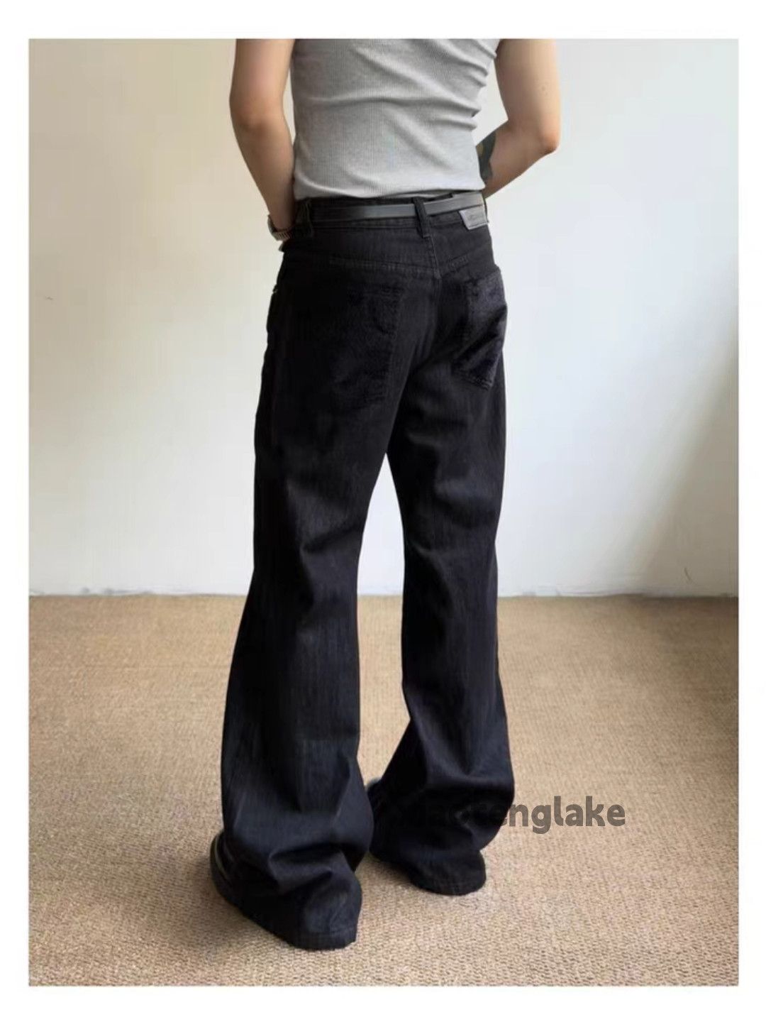 Jean xz erd vetements style bootcut flared patchwork jeans Size US 30 / EU 46 - 4 Thumbnail