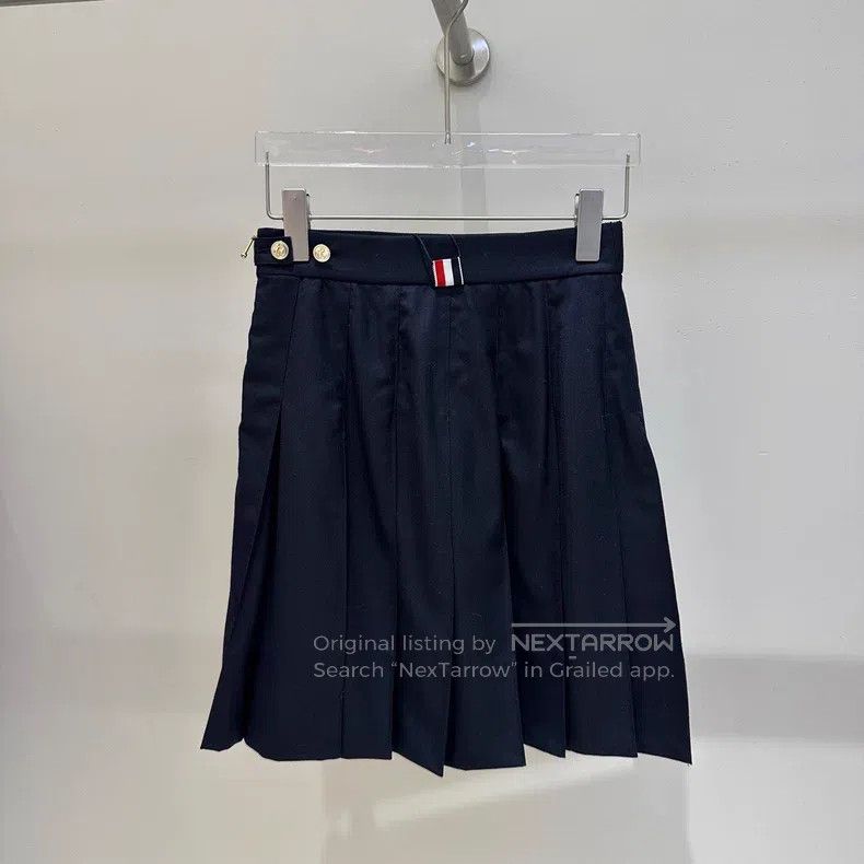 Thom Browne Thom Browne Classic Pleated Skirt Size 25" / US 0 / IT 36 - 4 Thumbnail