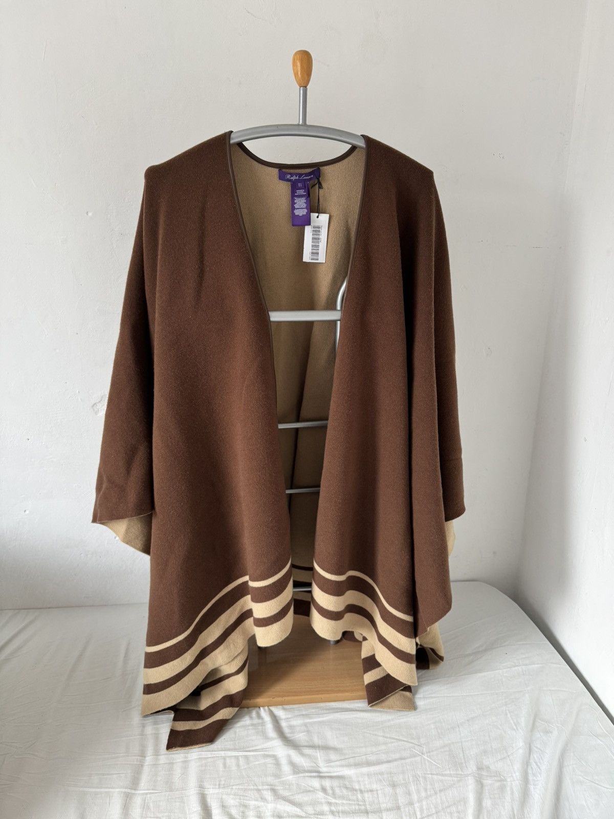 Ralph Lauren Purple Label reversible cape