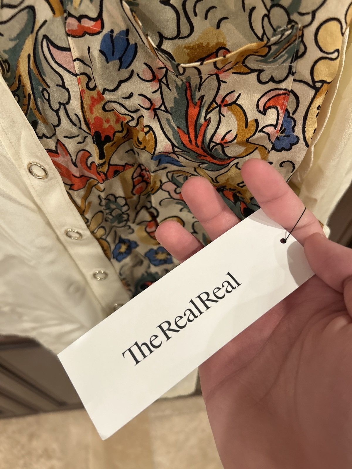 Burberry Burberry Silk Runway Shirt Size US S / EU 44-46 / 1 - 2 Thumbnail