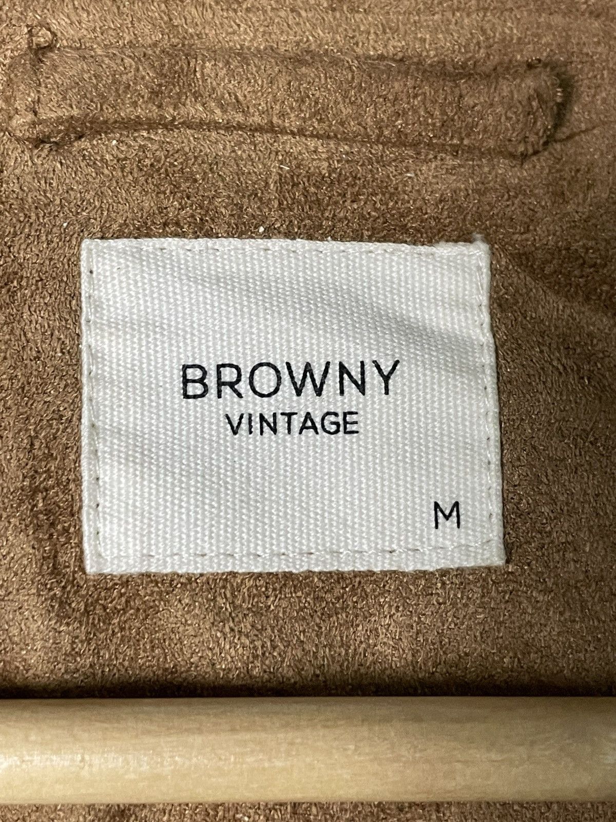 Japanese Brand × Vintage Browny Vintage Leather Suede Jacket (56) Size US M / EU 48-50 / 2 - 8 Thumbnail