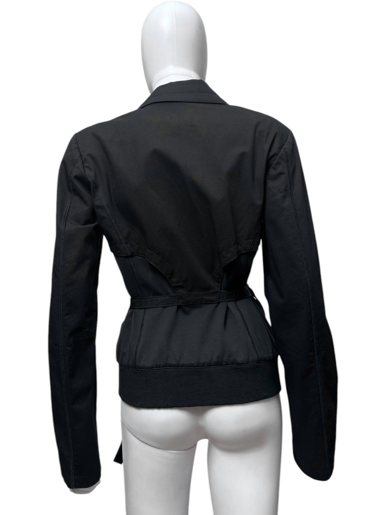 Dirk Bikkembergs S/S 2005 Black Utility Blazer Size L / US 10 / IT 46 - 4 Thumbnail