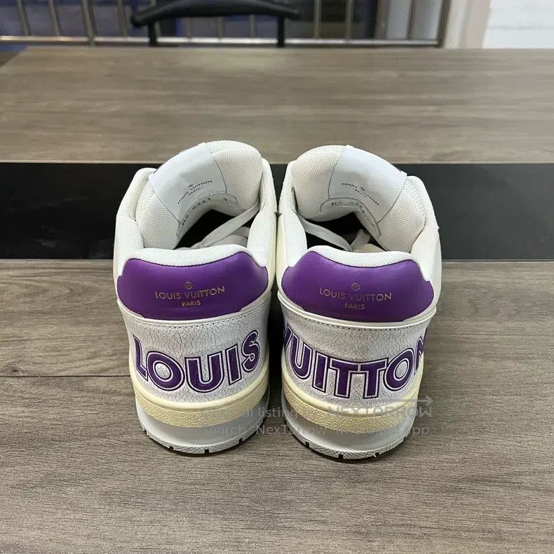 Louis Vuitton Louis Vuitton White and Purple Velcro shoes Size US 9 / EU 42 - 5 Thumbnail