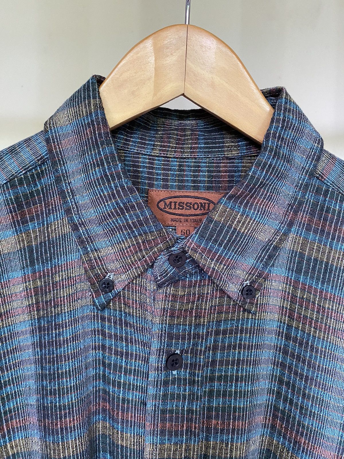 Missoni Missoni multicolor plaid shirt Size US M / EU 48-50 / 2 - 4 Thumbnail