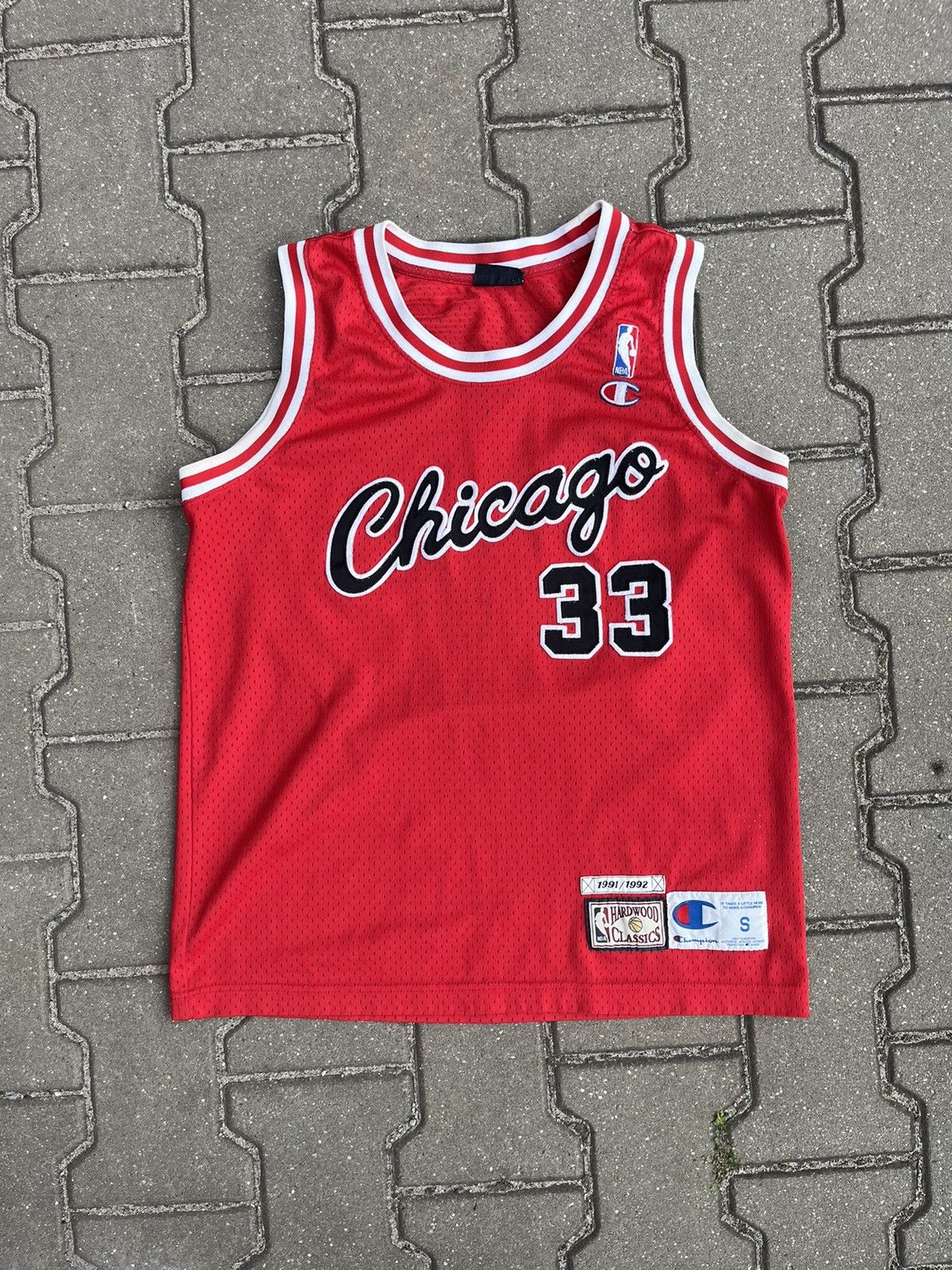 Champion × NBA × Vintage Jersey champion vintage Pippen 33 1991/1992 rare Size US S / EU 44-46 / 1 - 2 Thumbnail