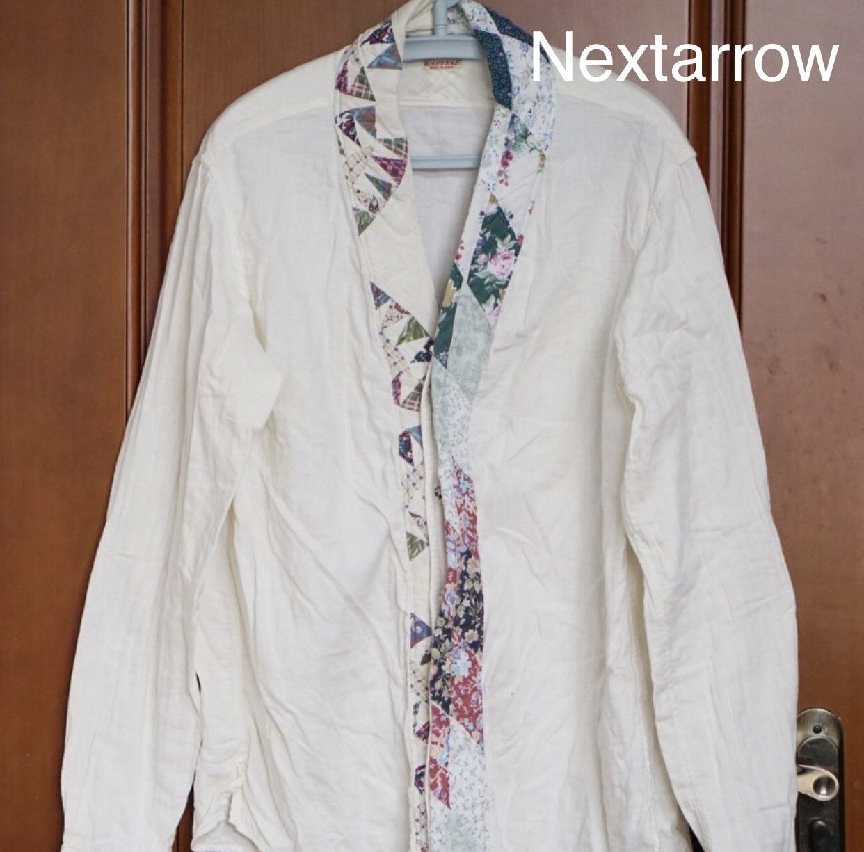 Kapital Kapital ancient cloth collar shirt/Taoist robe2412- Size US XL / EU 56 / 4 - 1 Thumbnail