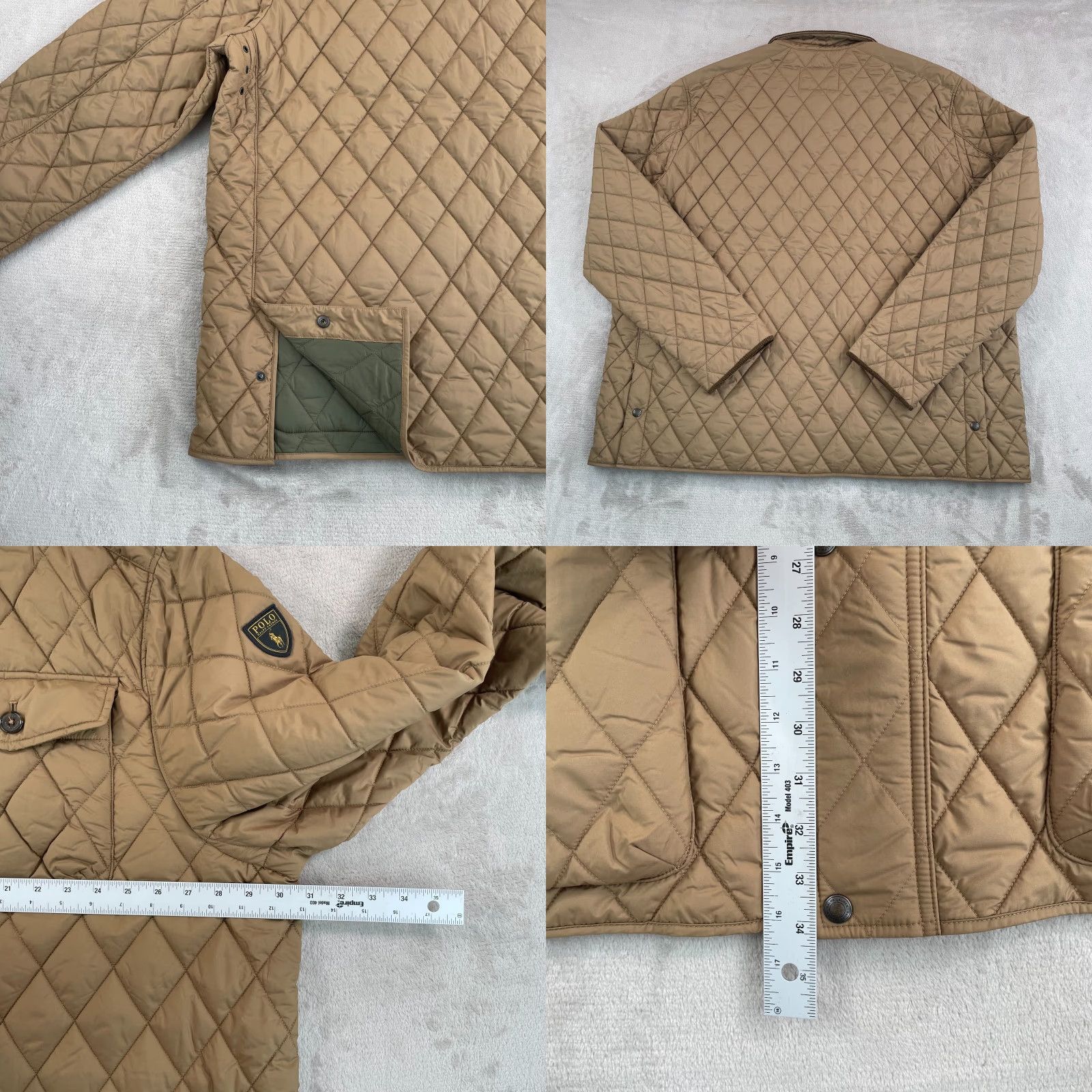 Polo Ralph Lauren VINTAGE Polo Ralph Lauren The Beaton Quilted Jacket Men 4XLT Tall Brown Water Repellent Size US XXL / EU 58 / 5 - 9 Thumbnail